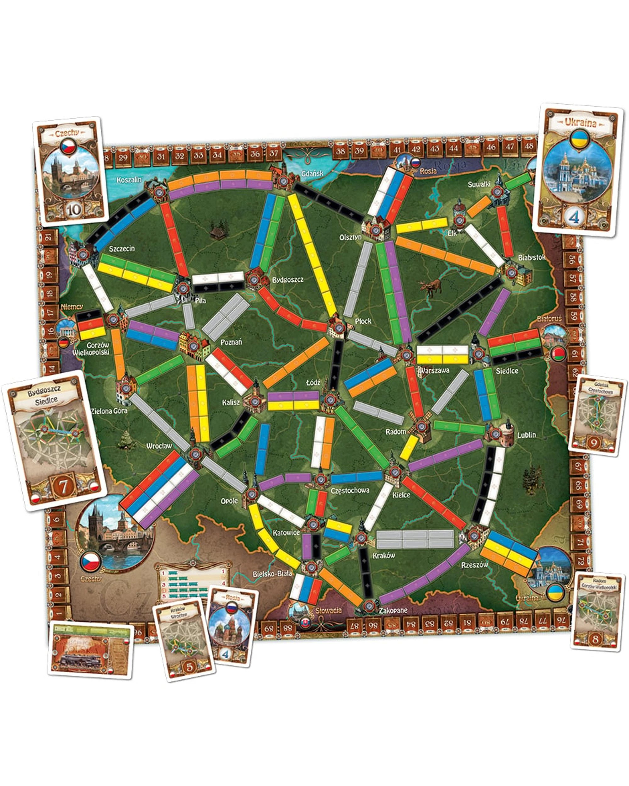 3 Ticket To Ride Poland Expansion Board Game, 3 of 3