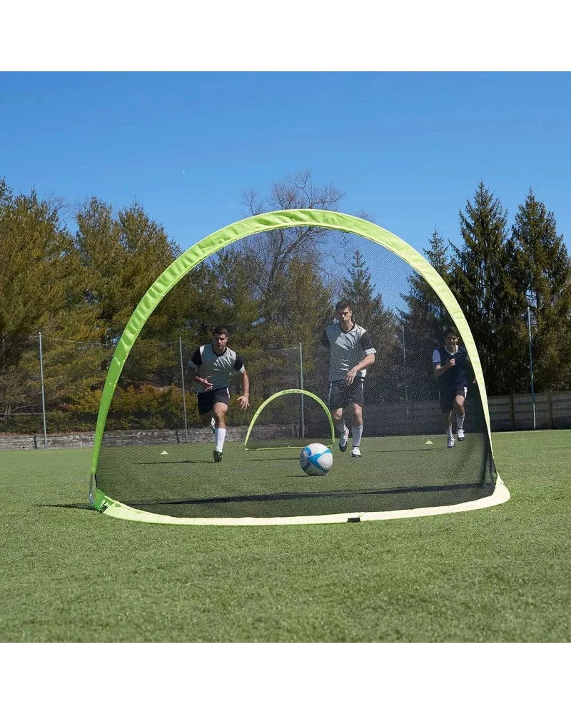 10 Franklin Sports Kids Pop Up Dome Soccer Goal 6ft x 4ft 2 Pack, 10 of 10