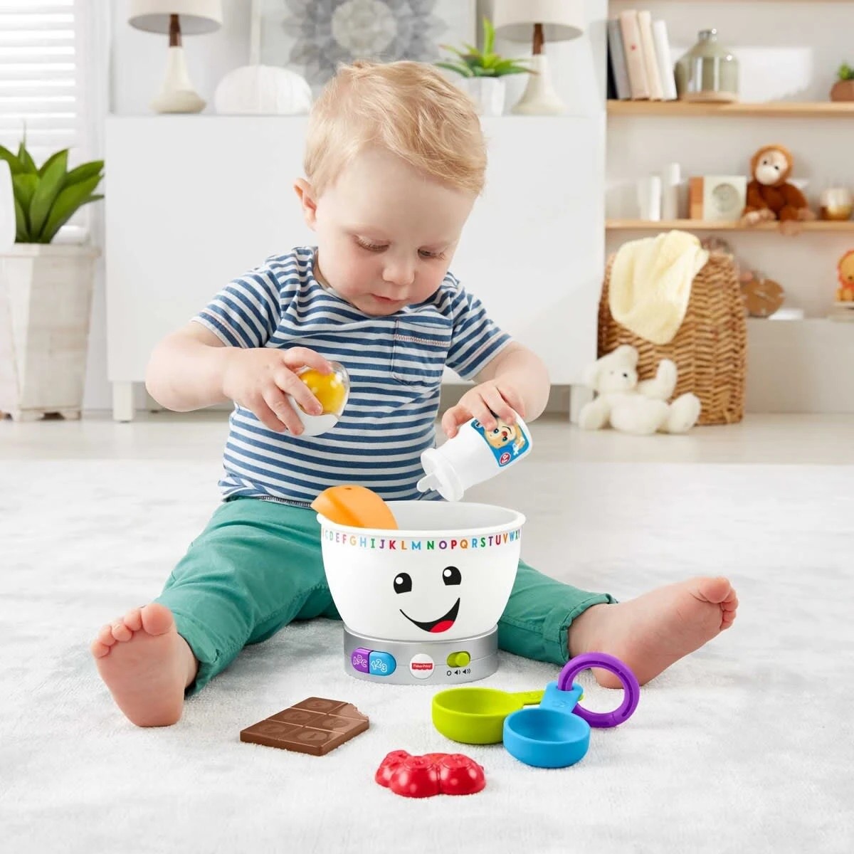 6 Fisher-Price Laugh and Learn Magic Color Mixing Bowl, 6 of 6
