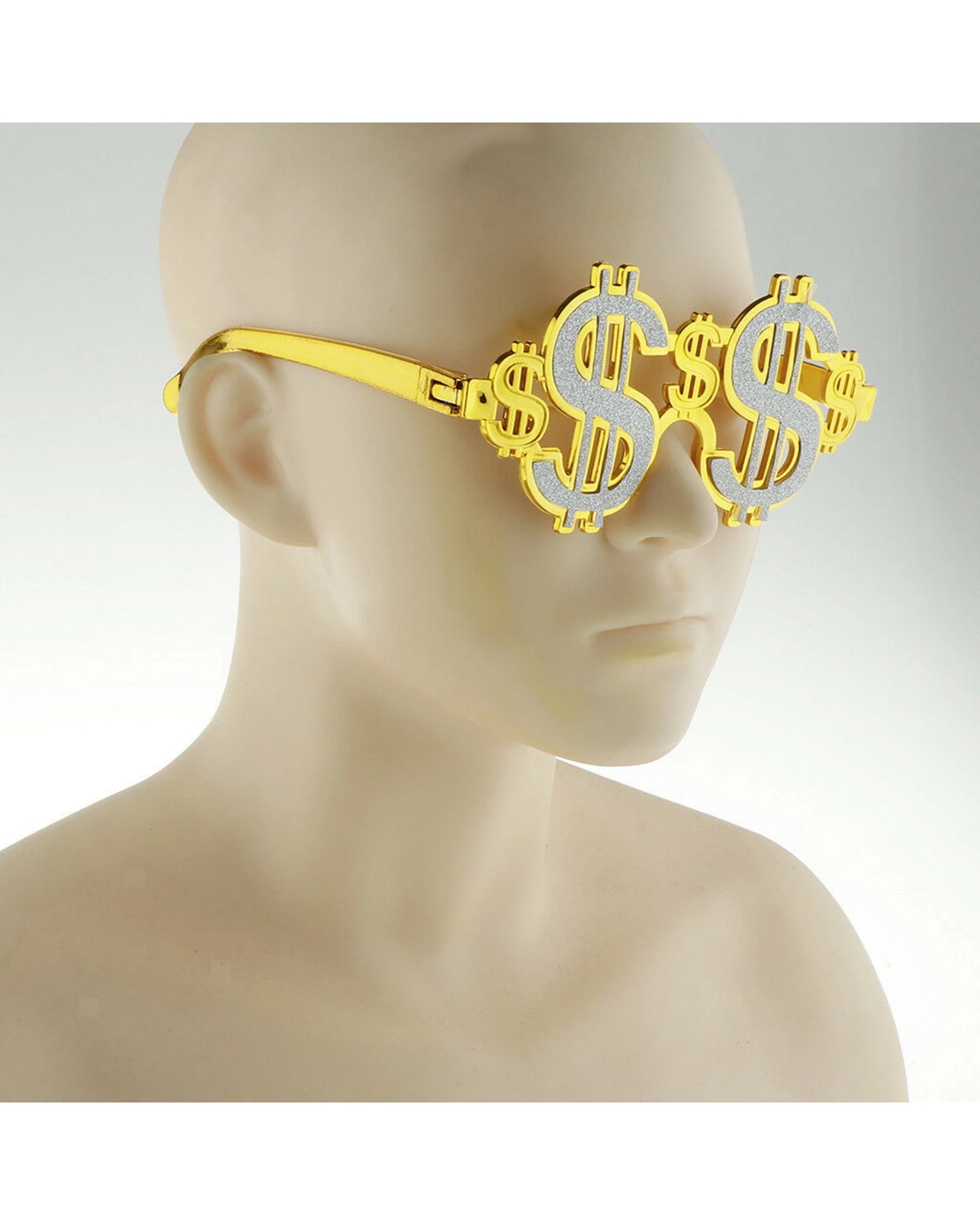 4 JD Party Glitter Dollar Sign Glasses, 4 of 4