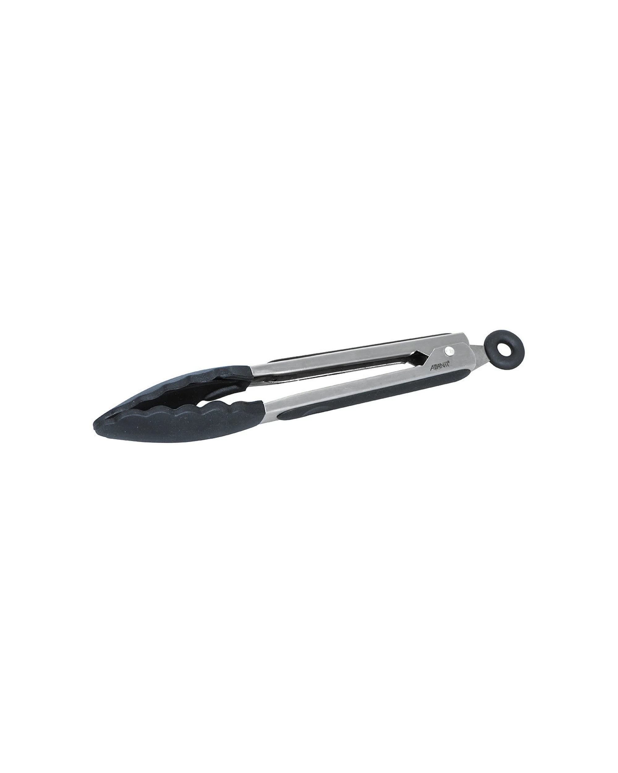 3 Avanti 23cm Silicone Stainless Steel Tongs With Lock And Dishwasher Safe - Black, 3 of 3