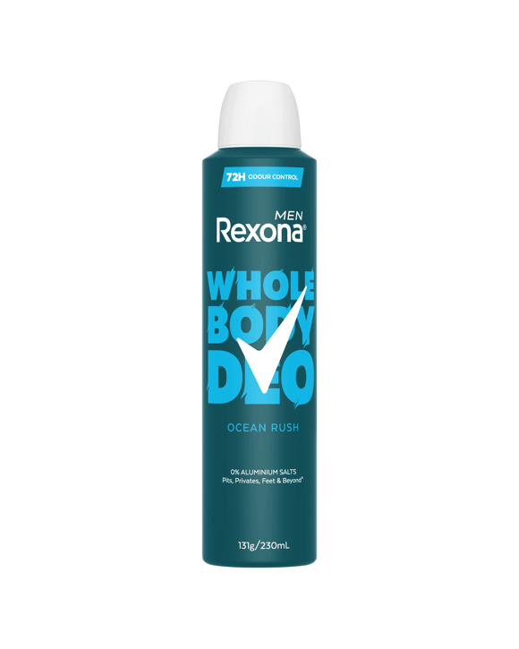 Rexona Men Whole Body Deo 230ml - Ocean Rush