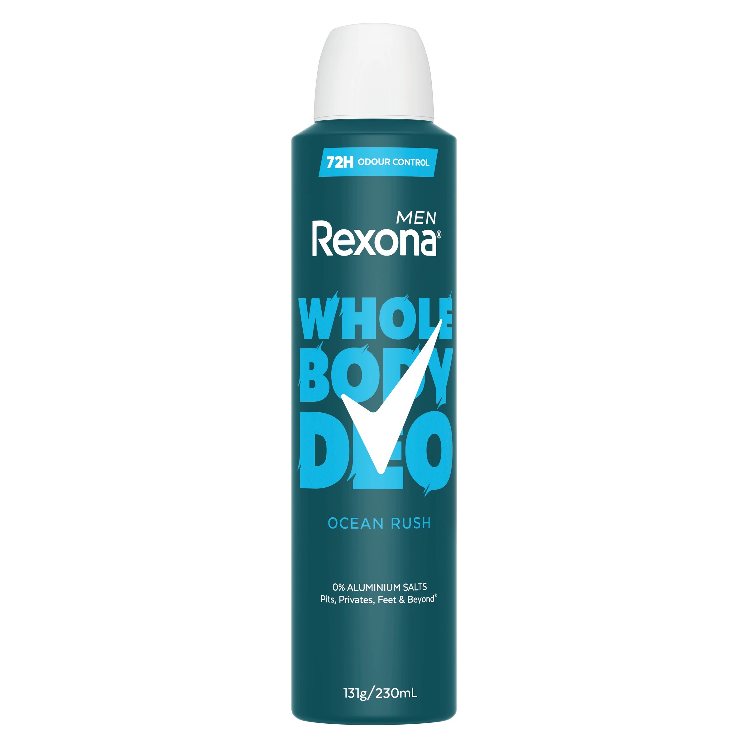 1 Rexona Men Whole Body Deo 230ml - Ocean Rush, 1 of 7