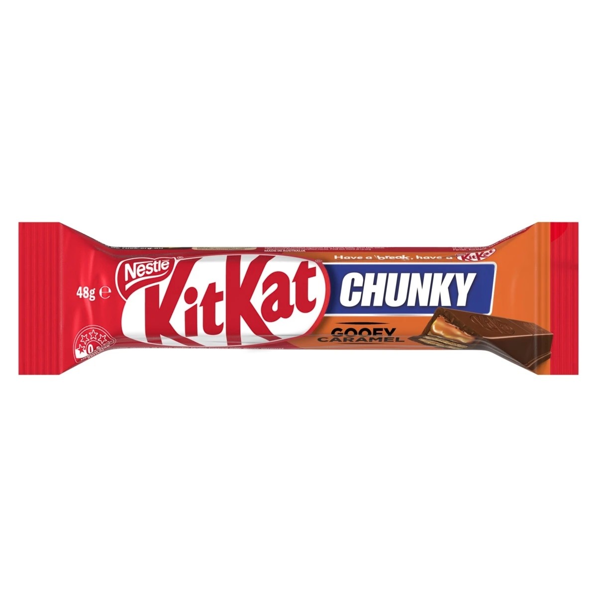 1 Nestle KitKat Chunky Gooey Caramel Bar 48g, 1 of 2