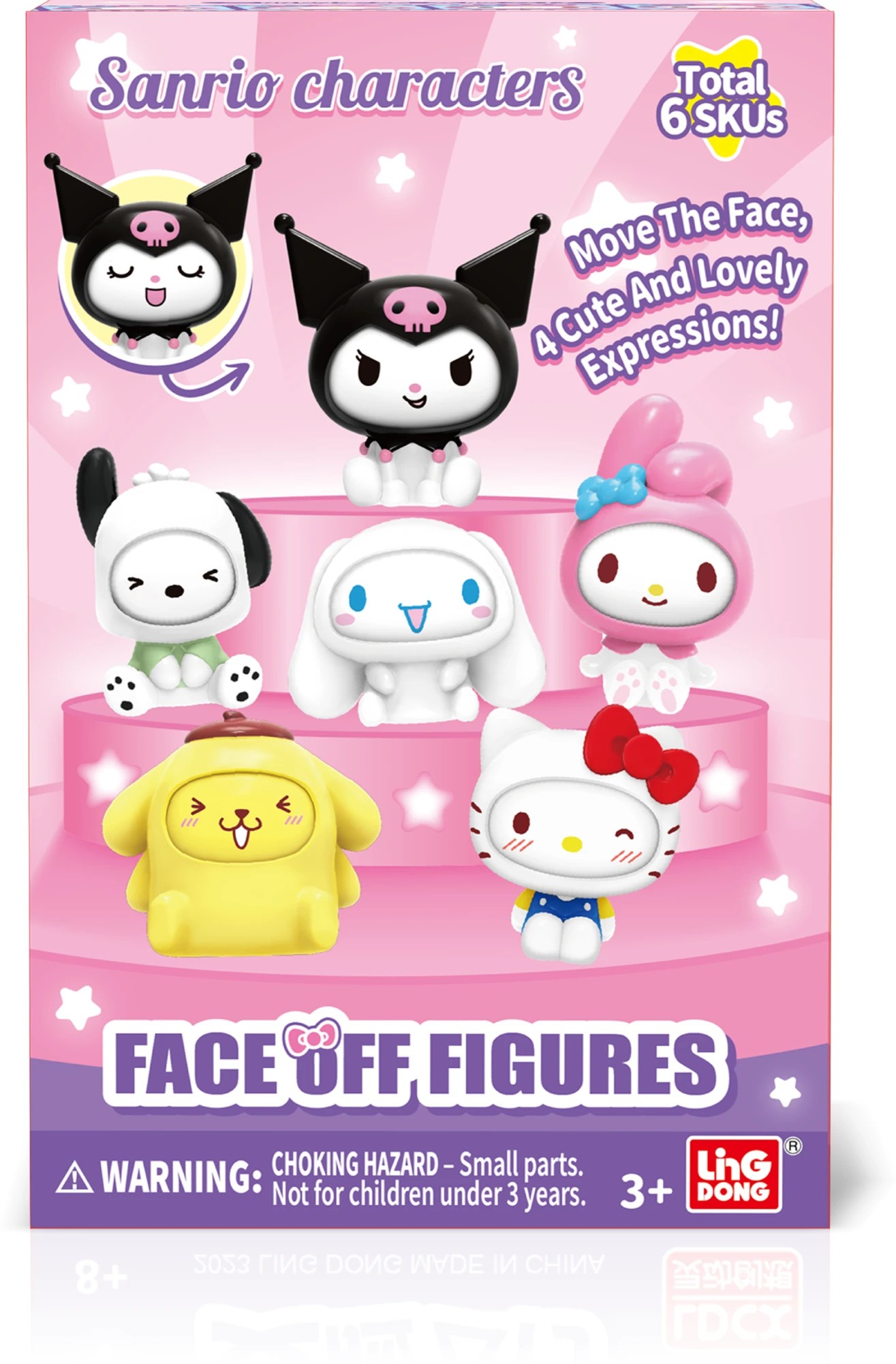 3 Hello Kitty Face Off Figures – Assorted* - Multi, 3 of 7