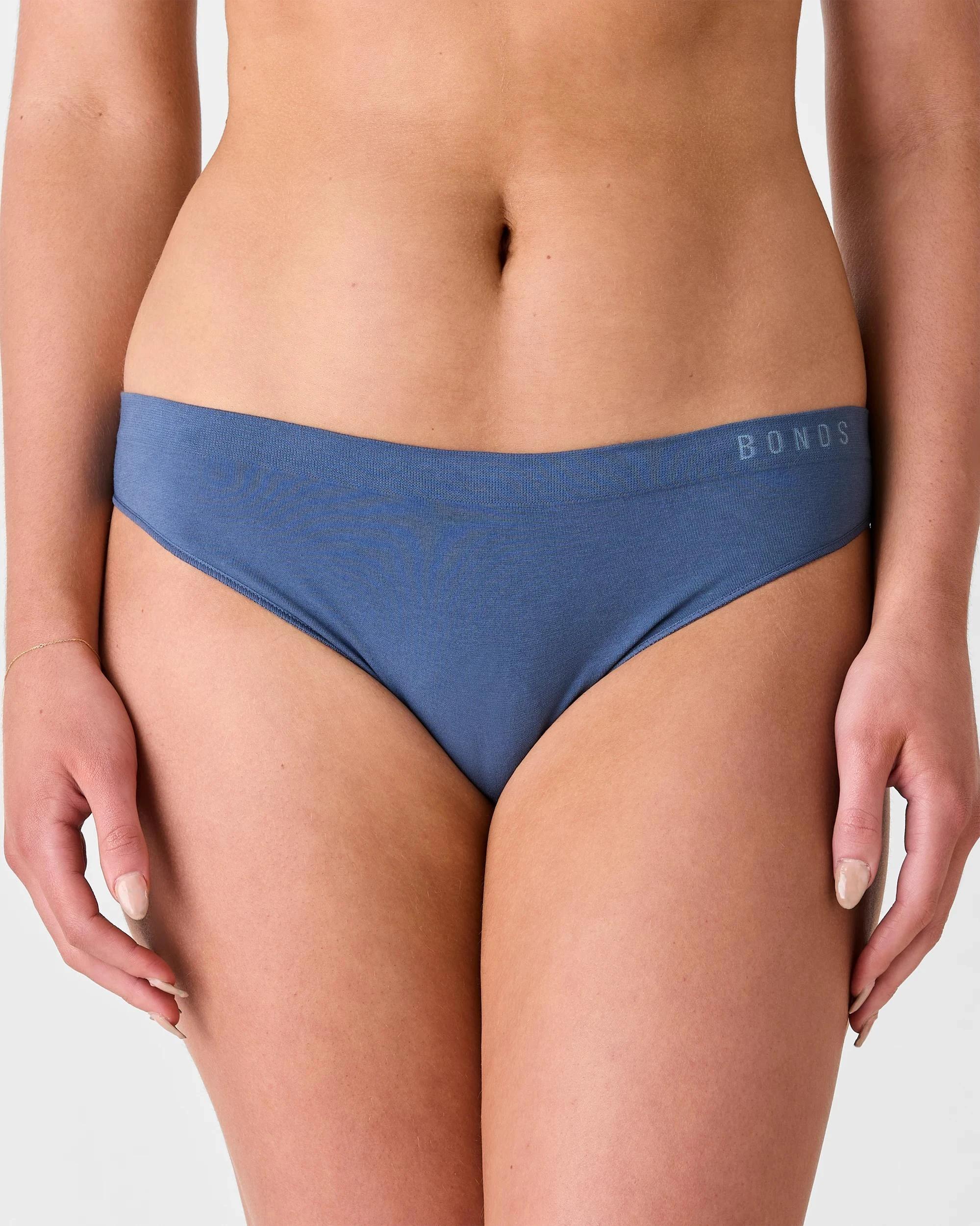 2 Bonds 2 Pack Seamless G-String Briefs PUBERTY BLUE, 2 of 3