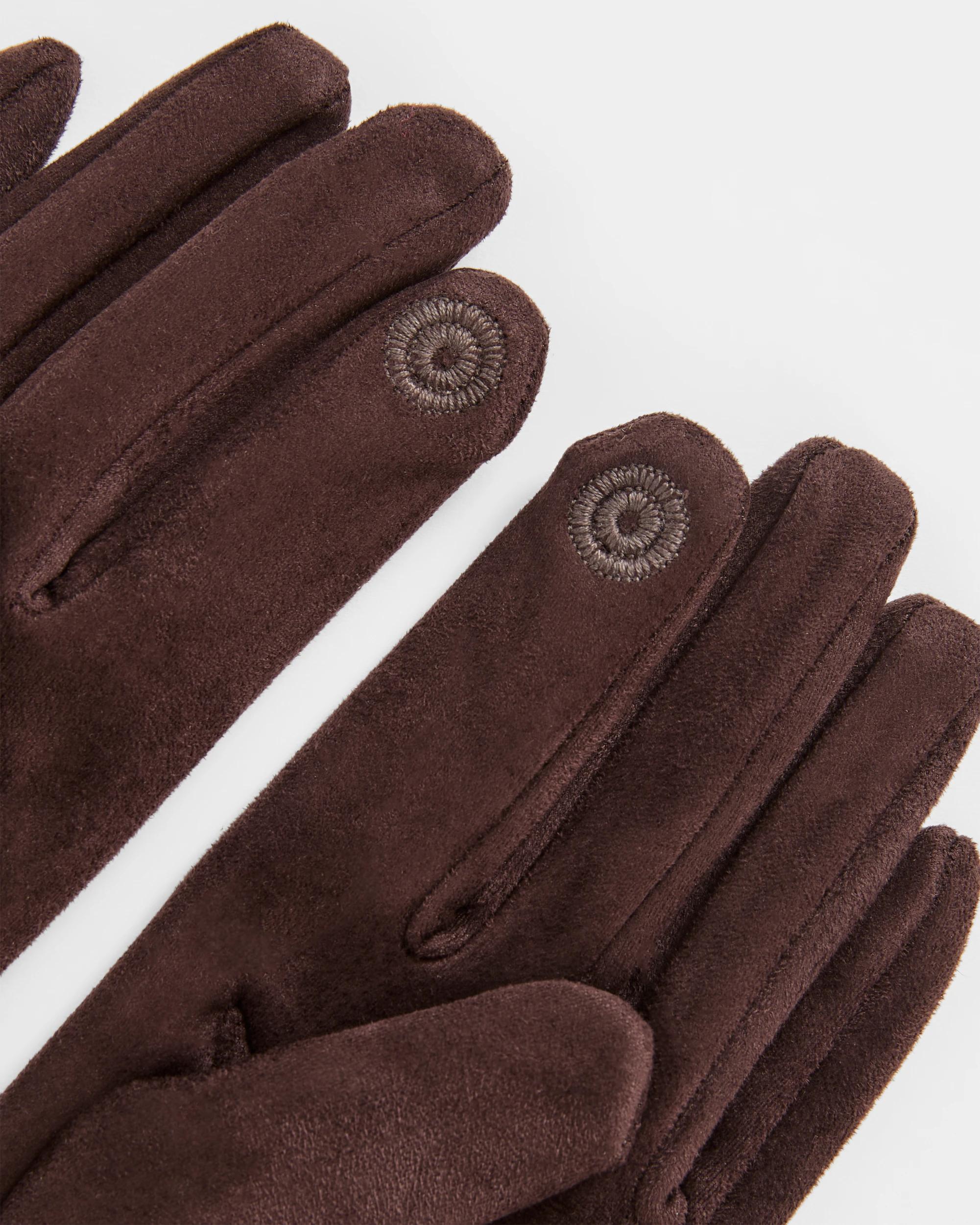 2 Target Woman Soft Touch Gloves CHOCOLATE, 2 of 2