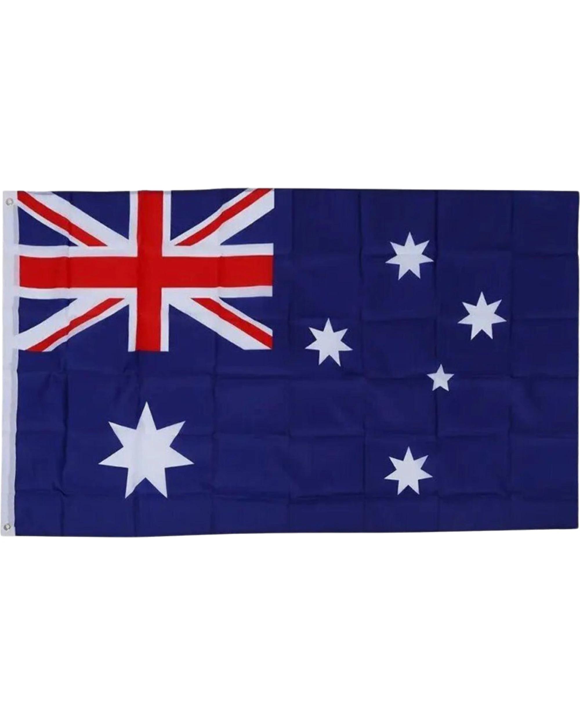 thumbnail image 2 of 3M Australian Flag String Banner - 10 Small Flags For Party Decor 2 of 3
