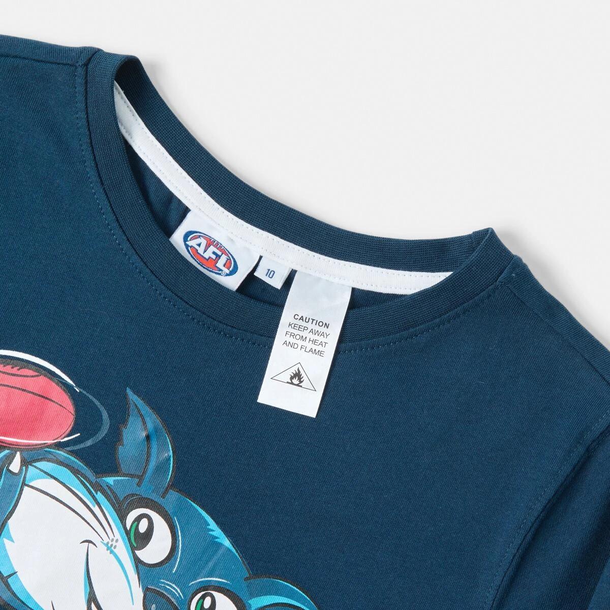 7 Active Kids AFL Pyjama Set Geelong, 7 of 8