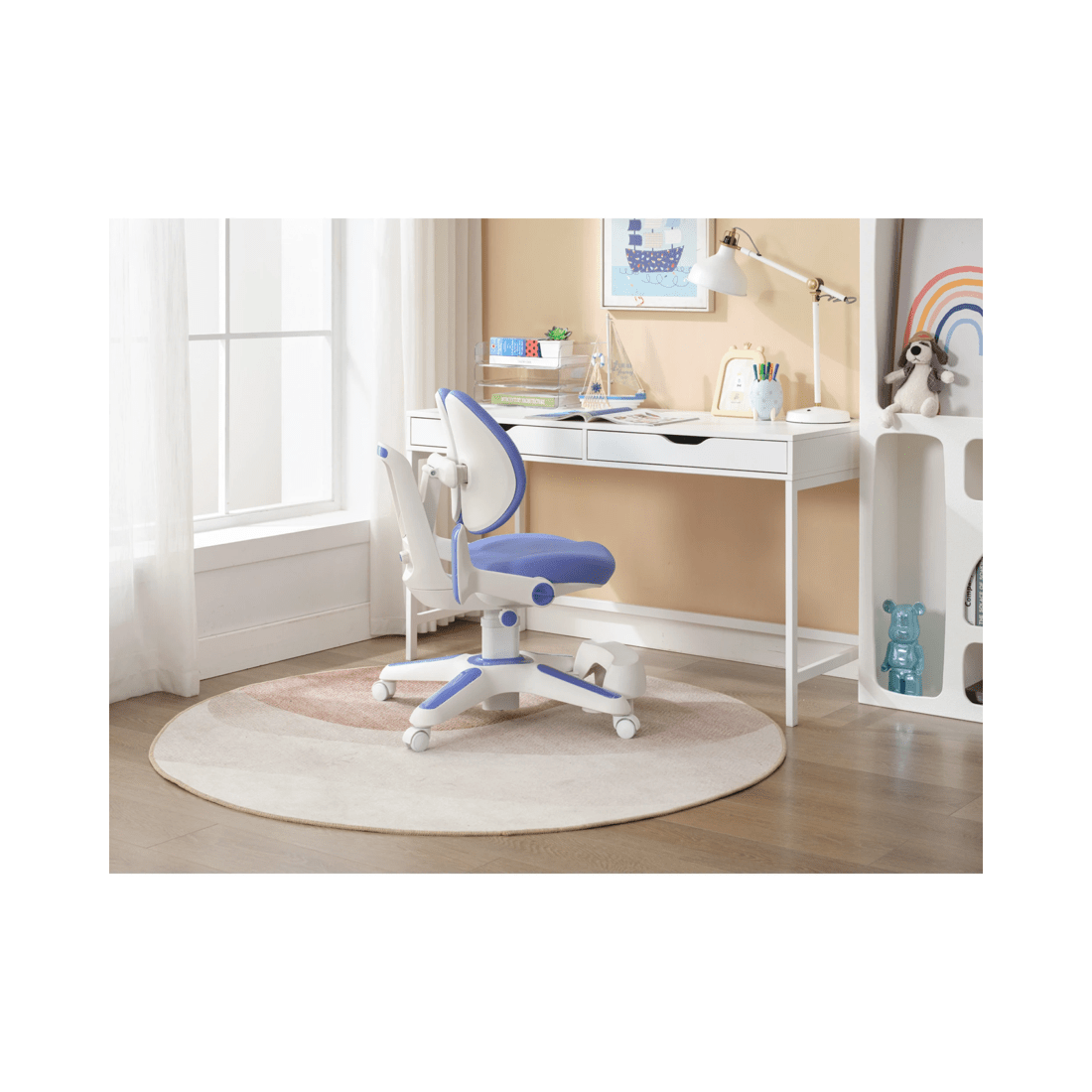 3 BR Home Ergonomic Height Adjustable Study Chair Set for Kids, 3 of 10