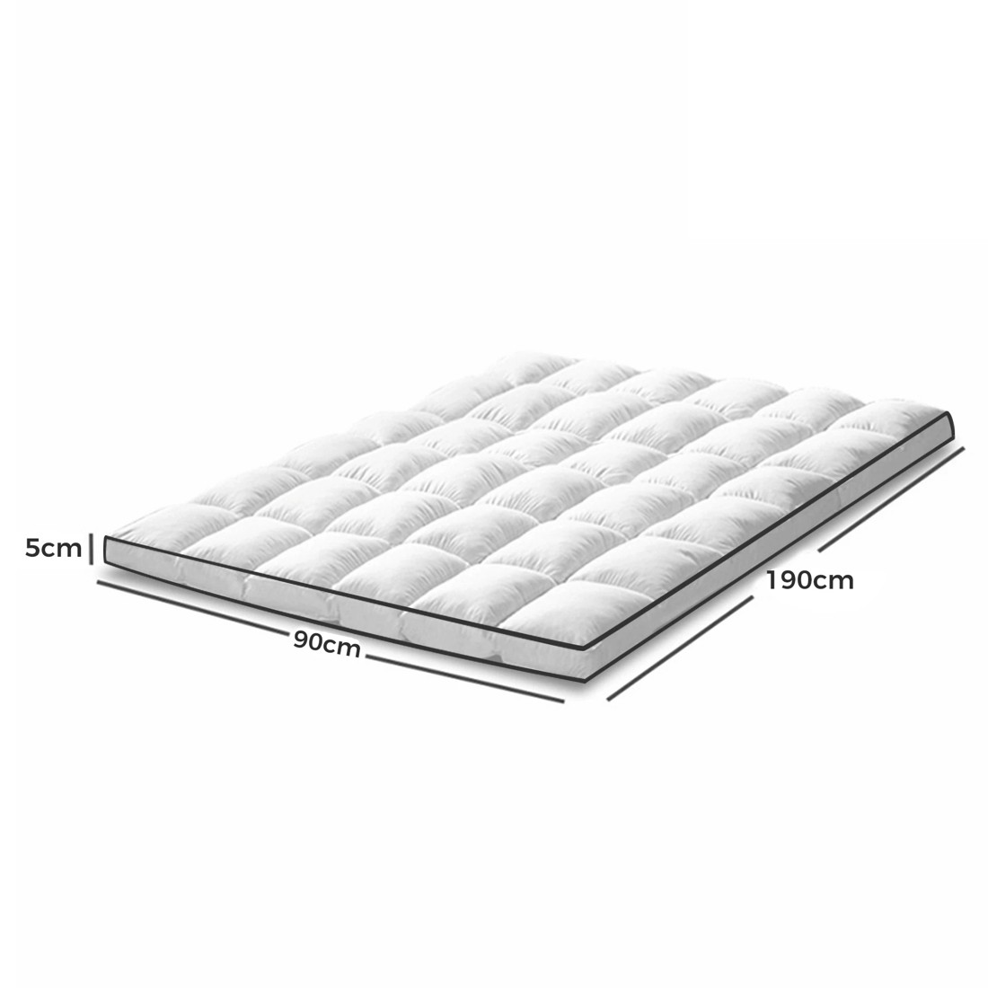 5 Dreamz Mattress Topper Single, 5 of 6