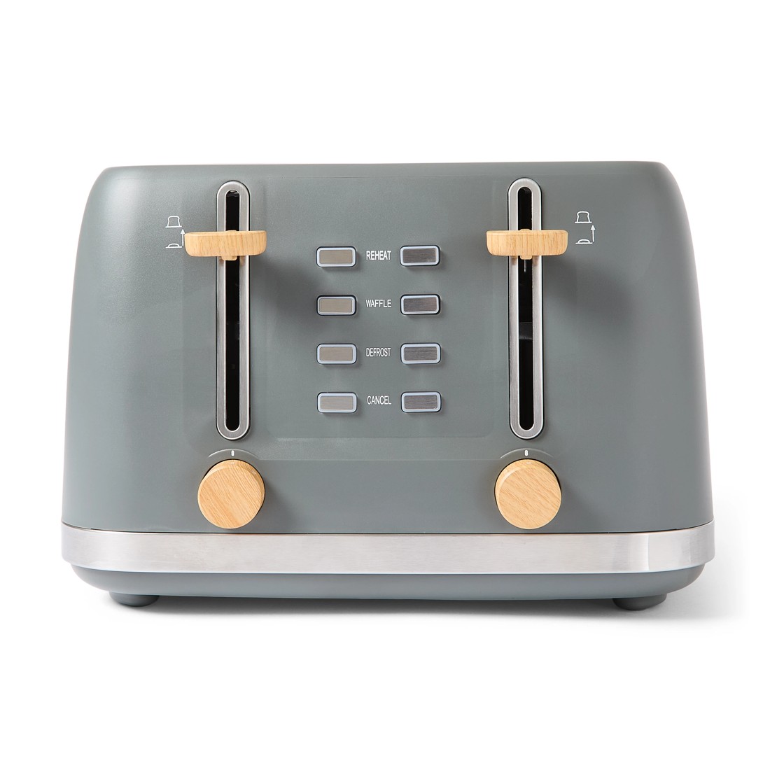 3 4 Slice Toaster - Grey, 3 of 8