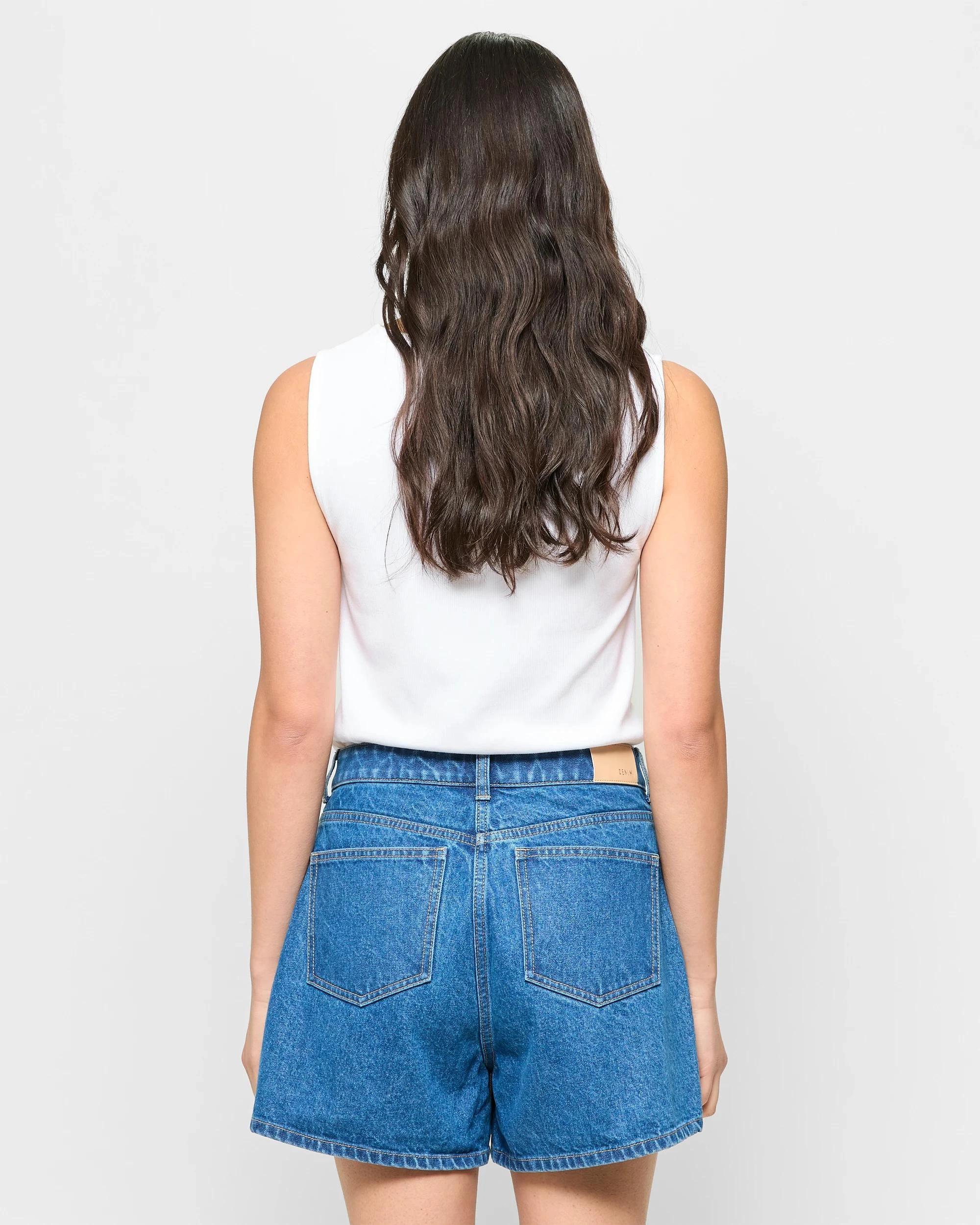 4 Target Denim Skort MEDITERRANEAN BLUE, 4 of 5