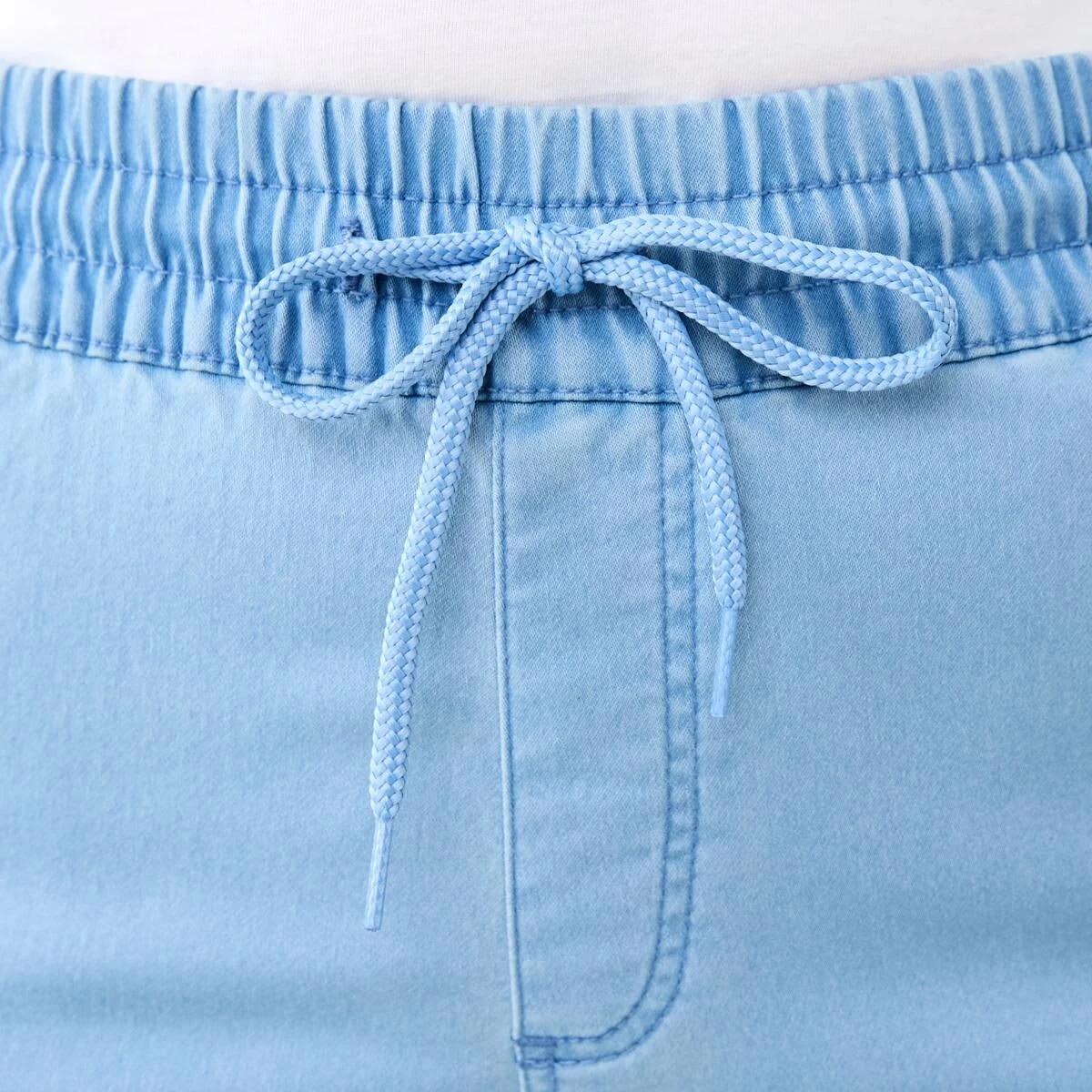 4 Jogger Shorts Light Wash, 4 of 6