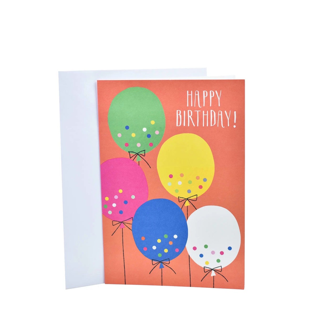 1 Hallmark Birthday Card - Confetti Balloons, 1 of 3