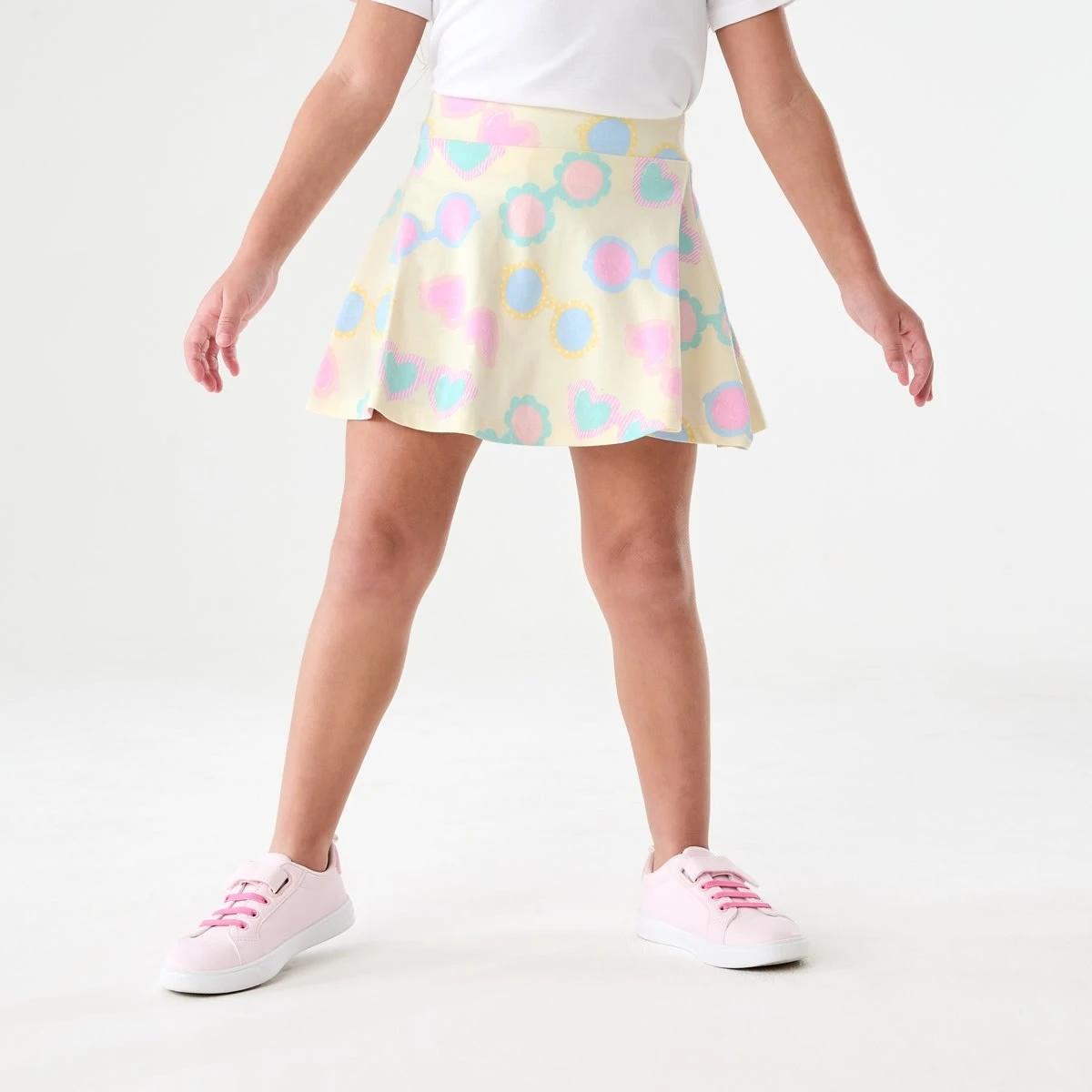 1 Knit Skort SHADES OF FUN PEAR SORBET, 1 of 6