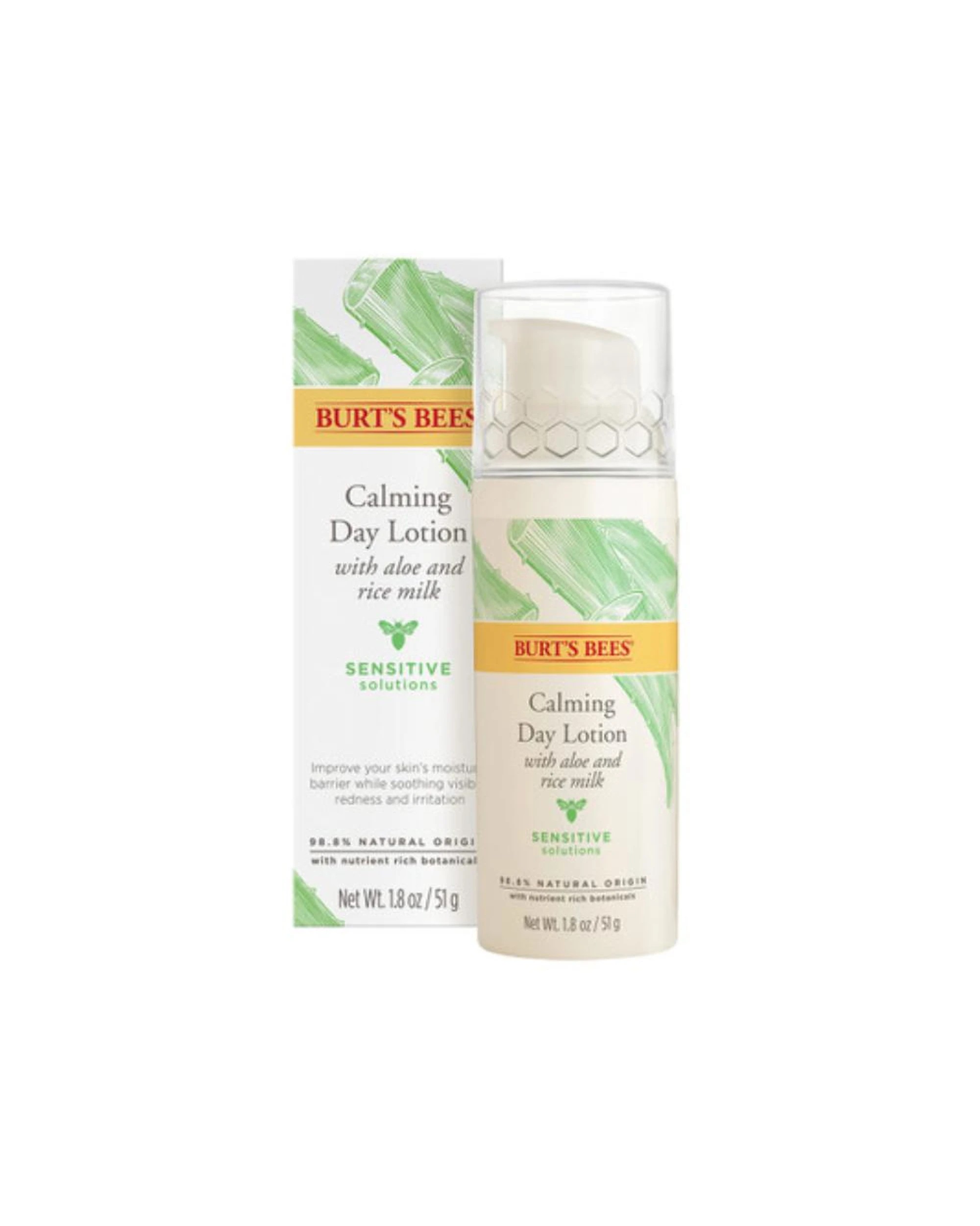 2 2 x Burt's Bees Sensitive Solutions Calming Day Lotion 51g, 2 of 2