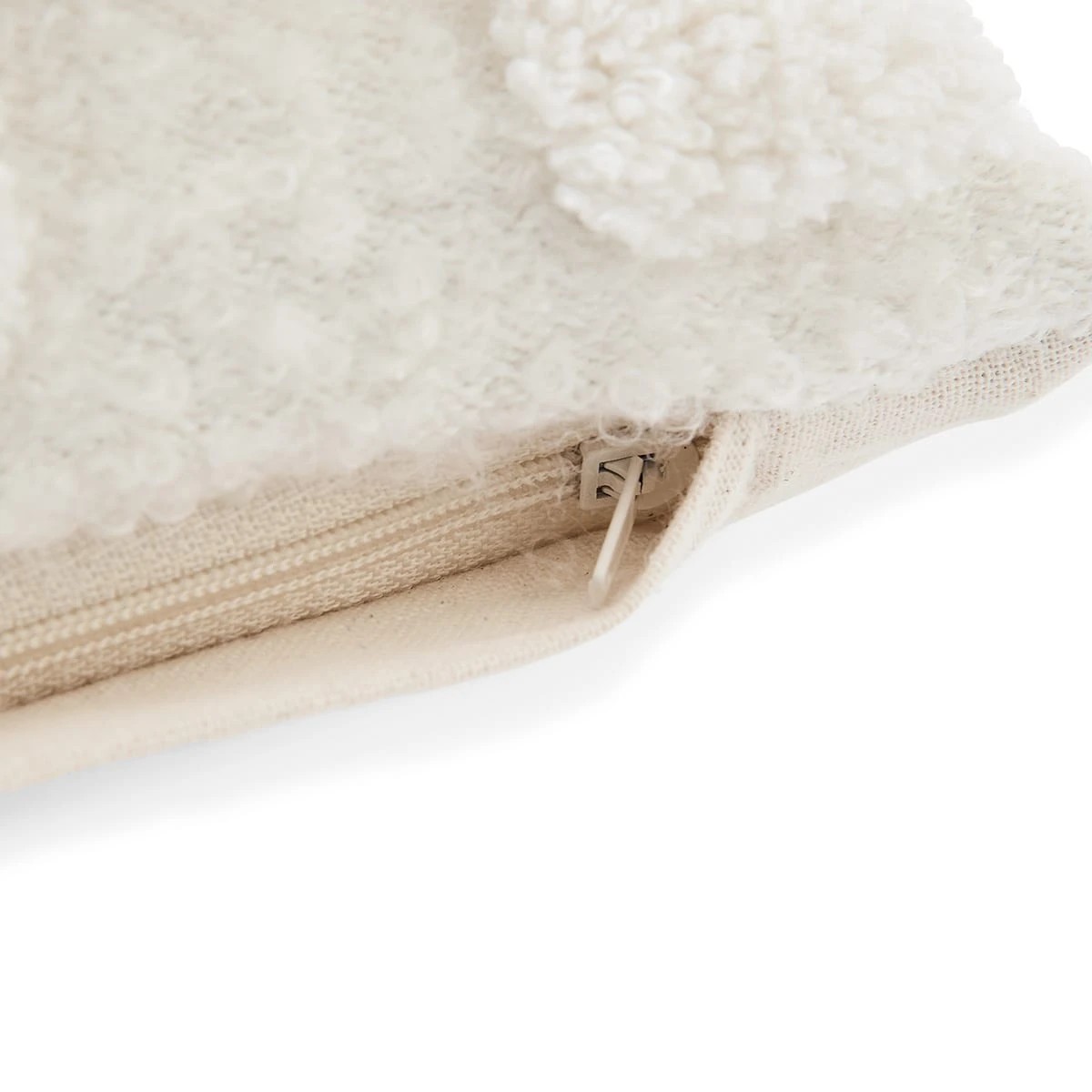 7 50cm Checkerboard Cushion Cover - White, 7 of 9