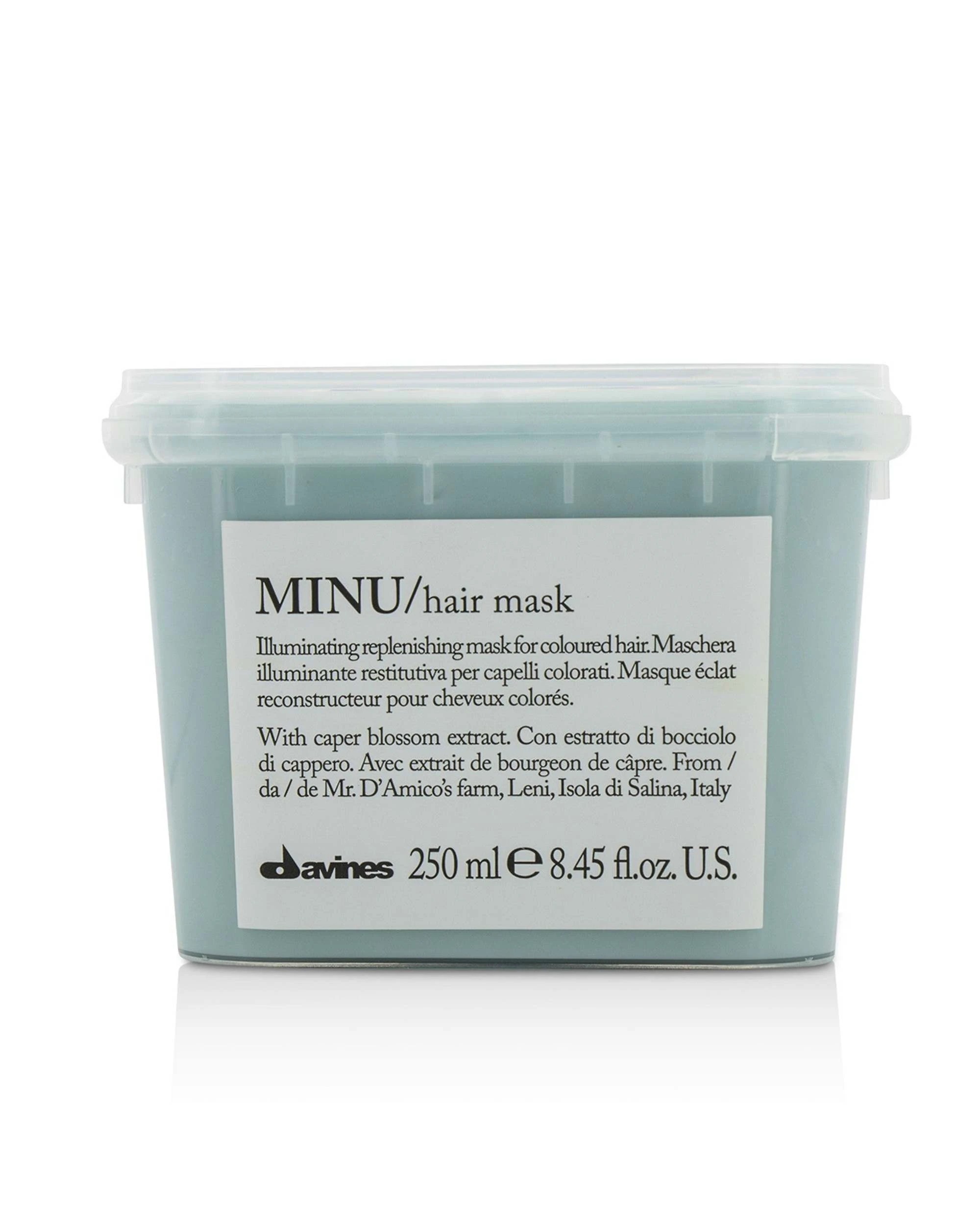 4 Davines Minu Illuminating Replenishing Mask (For Coloured Hair) 1000ml/33.8oz, 4 of 4