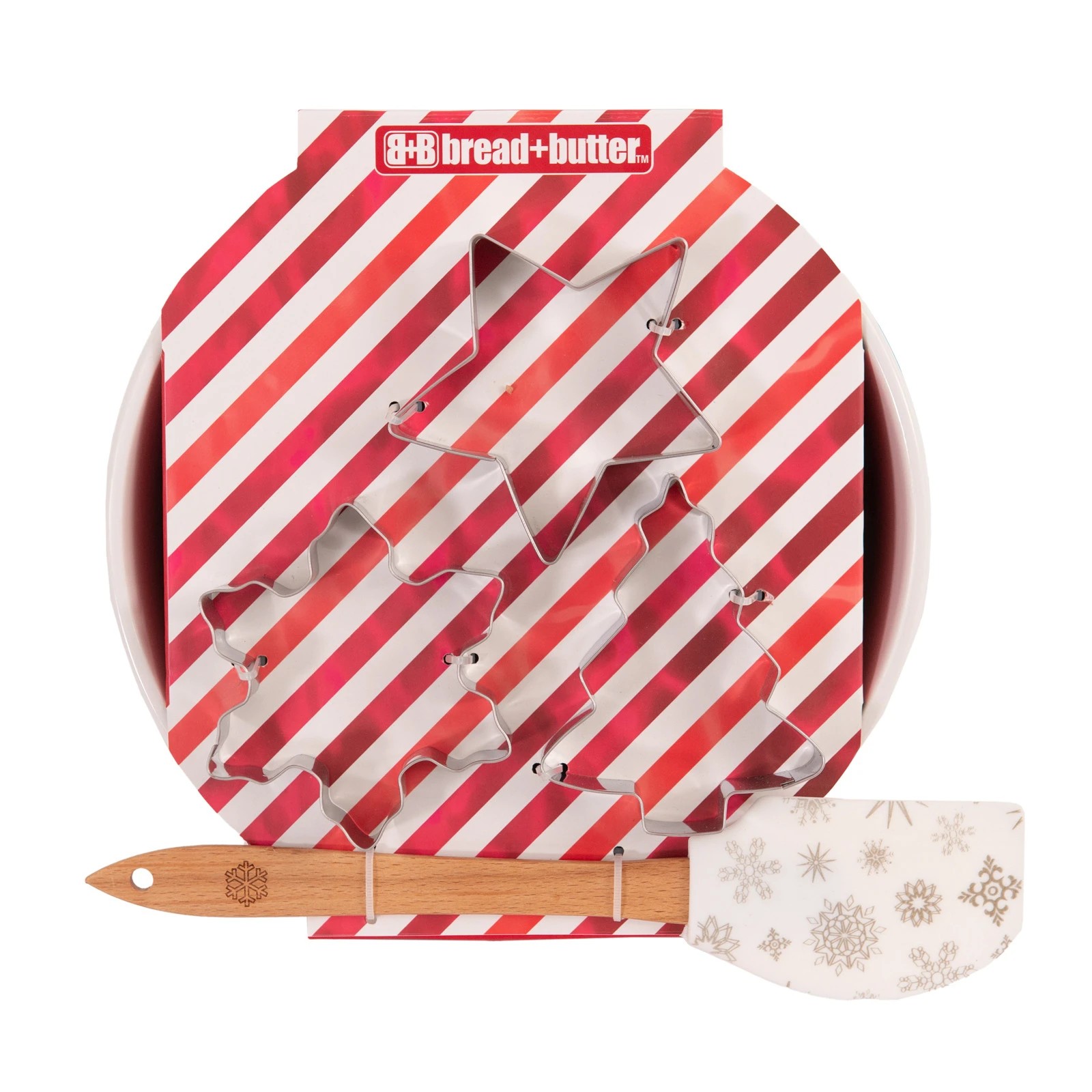 3 Bread and Butter Electroplate Snowflake Mini Mix Bowl Set - Gold - Gold, 3 of 4