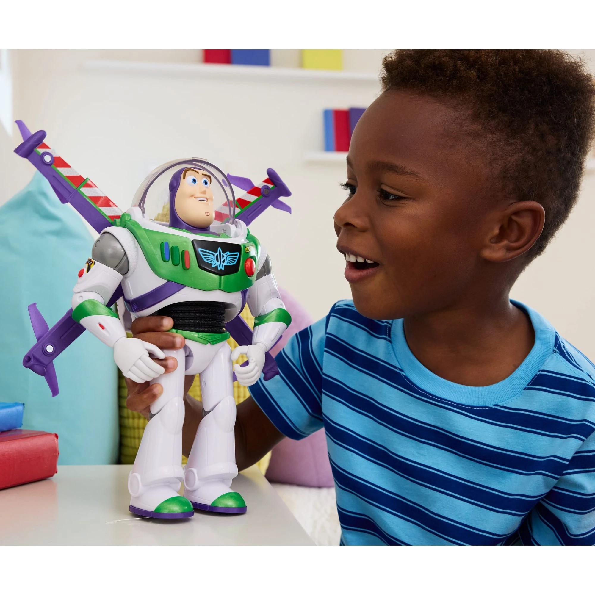 6 30cm Disney and Pixar Toy Story Scale Flight Mode Hi-Tech Edition Buzz Lightyear, 6 of 7