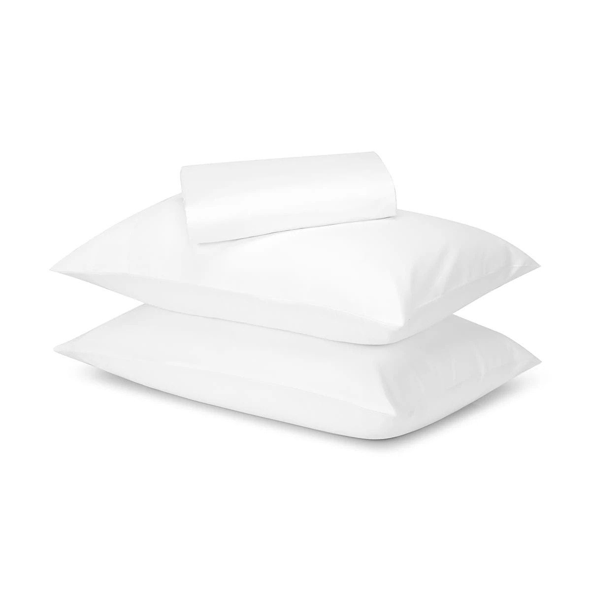 4 500 Thread Count Cotton Sheet Set - Queen Bed, White, 4 of 10