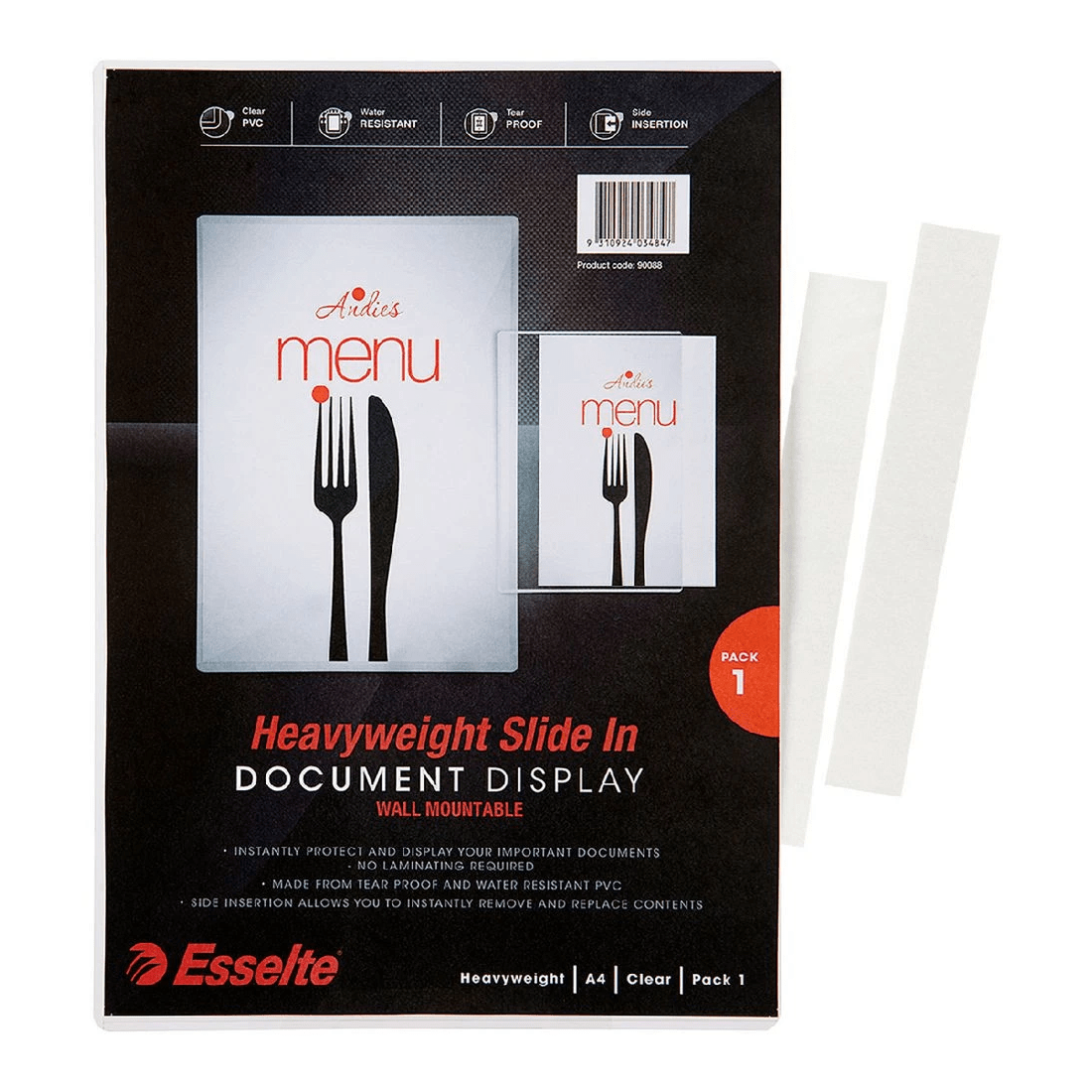 1 Esselte A4 Slide In Document Display, 1 of 1