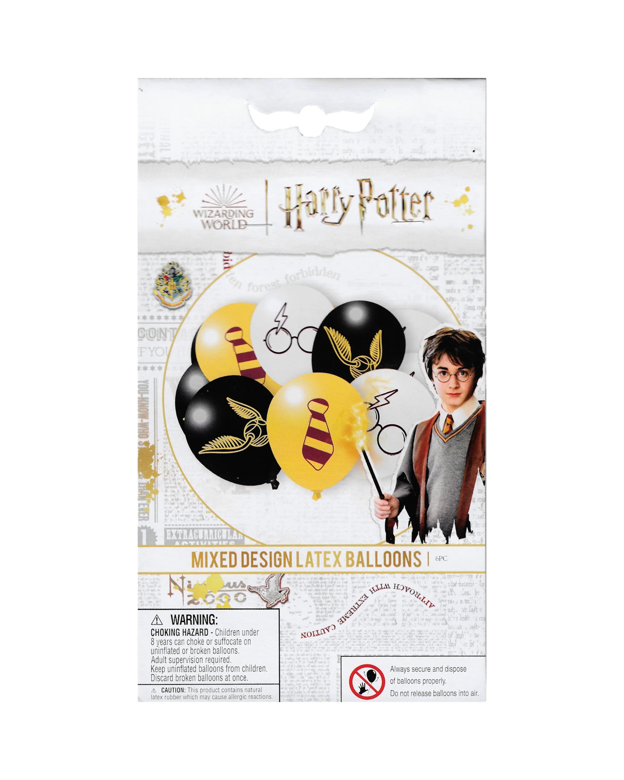 2 Amscan Inc. Harry Potter Wizarding World Latex Balloons Pack of 6 - Multi, 2 of 3