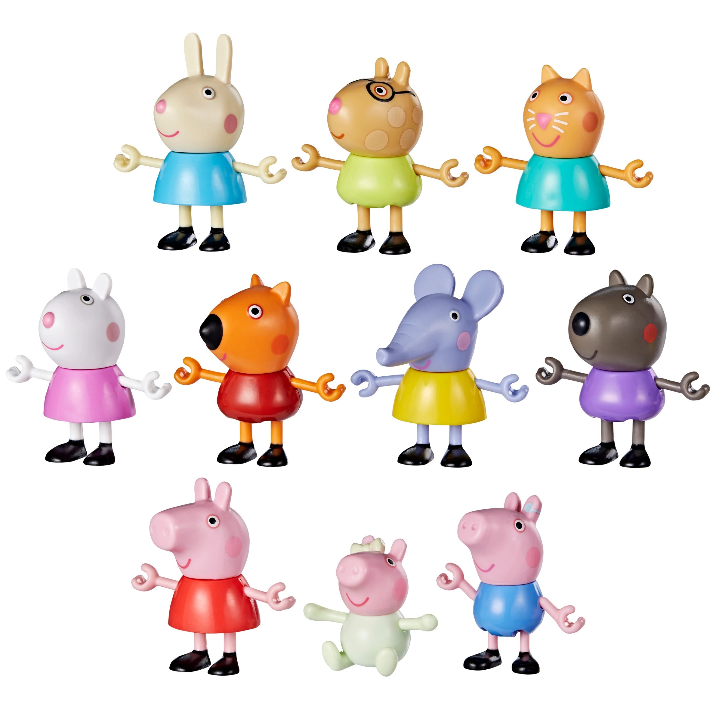 3 10 Pack Peppa Pig Friends and Family Figures, 3 of 3