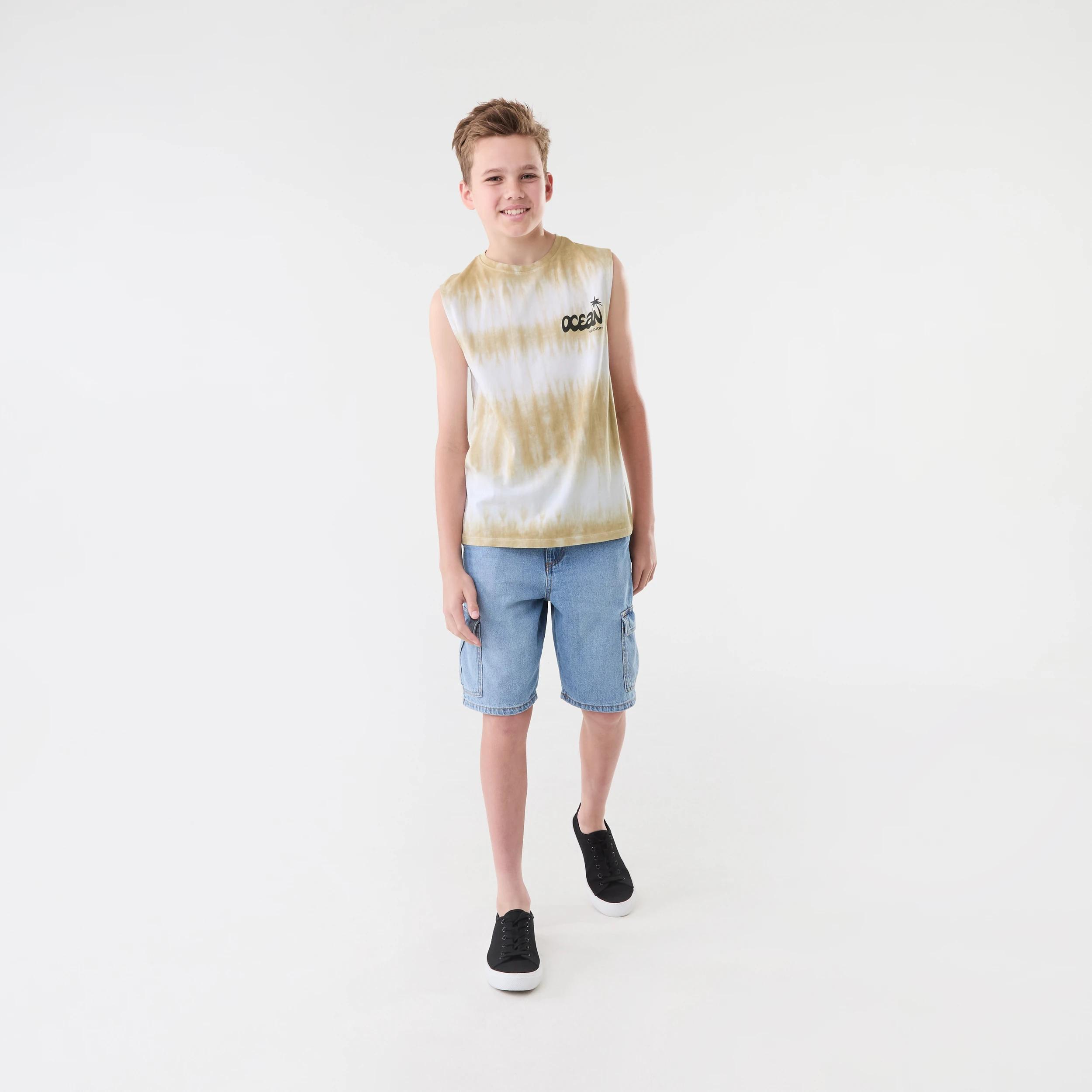 6 Sleeveless Tie Dye Muscle Bge Surf, 6 of 7