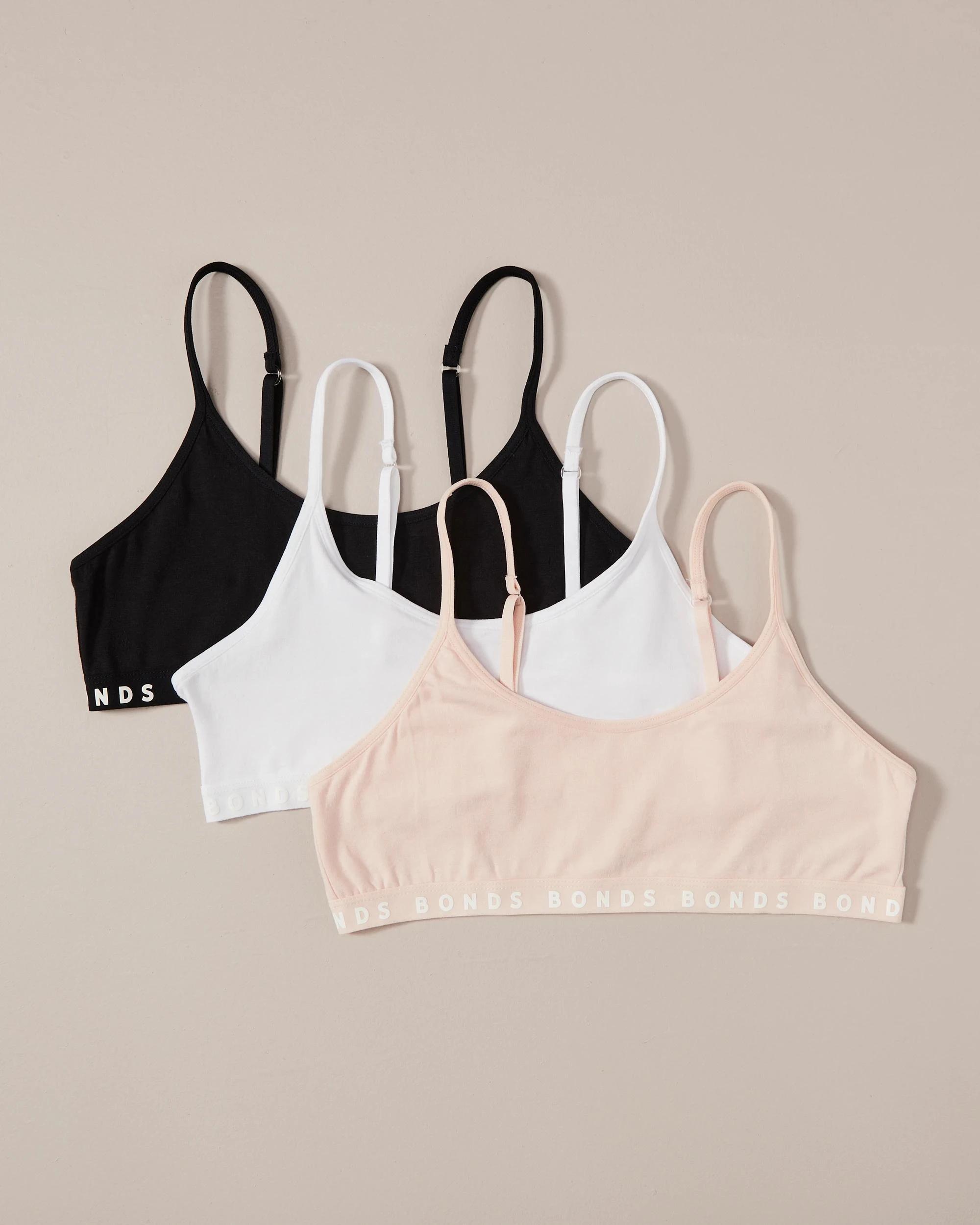 8 3 Pack Bonds Pullover Crop WHITE/TEA PARTY/BLACK, 8 of 8