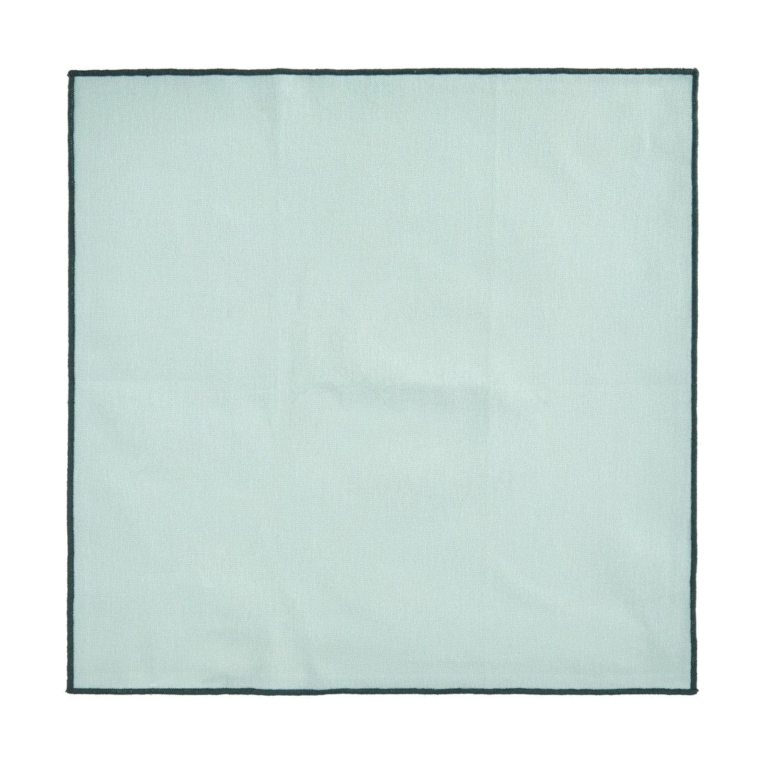 3 4 Pack Green Contrast Edge Napkins, 3 of 4