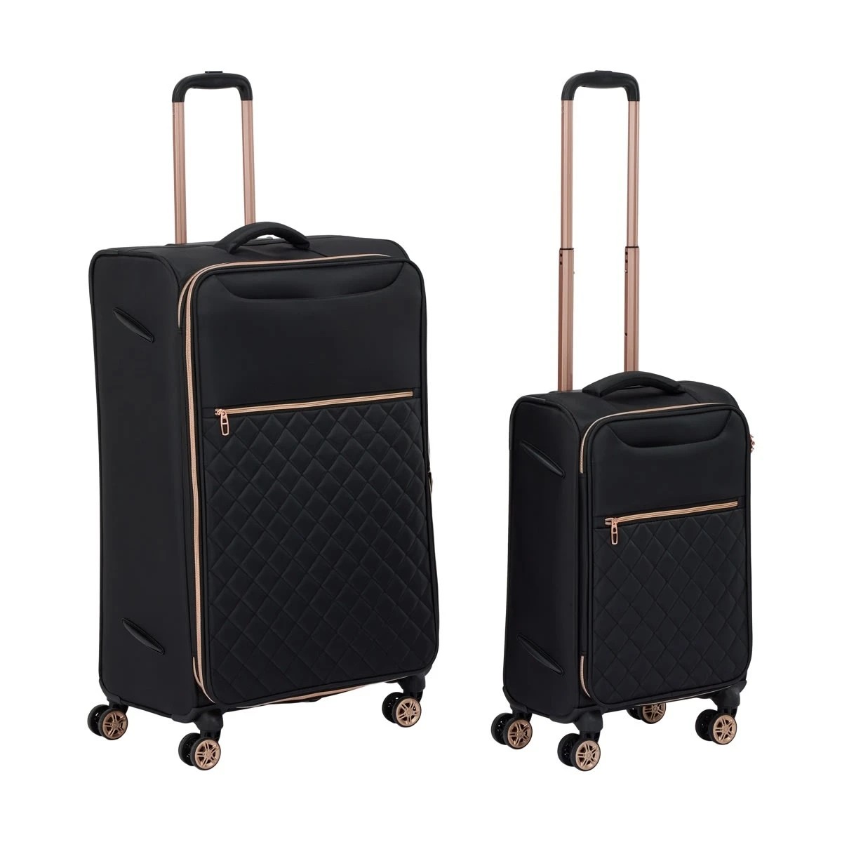 2 2 Piece Quilted Soft Luggage Set, 2 of 9