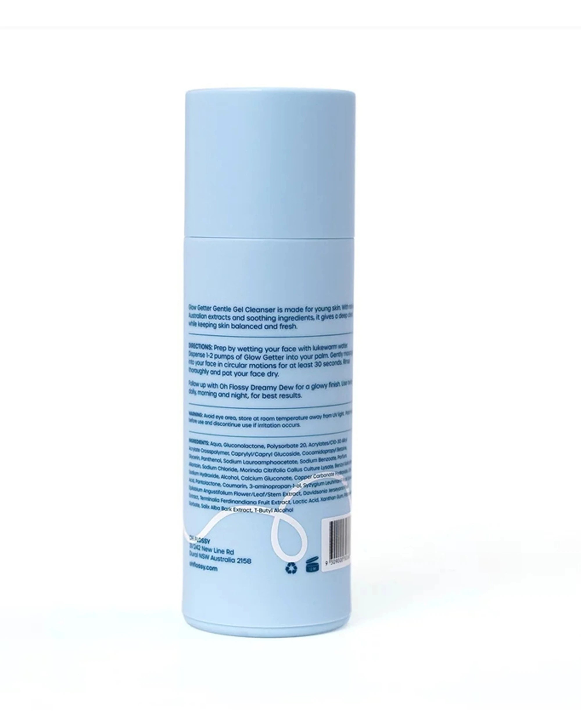 3 OH FLOSSY 120ml Glow Getter Gentle Gel Cleanser Sensitive Skin Formula - Blue, 3 of 3