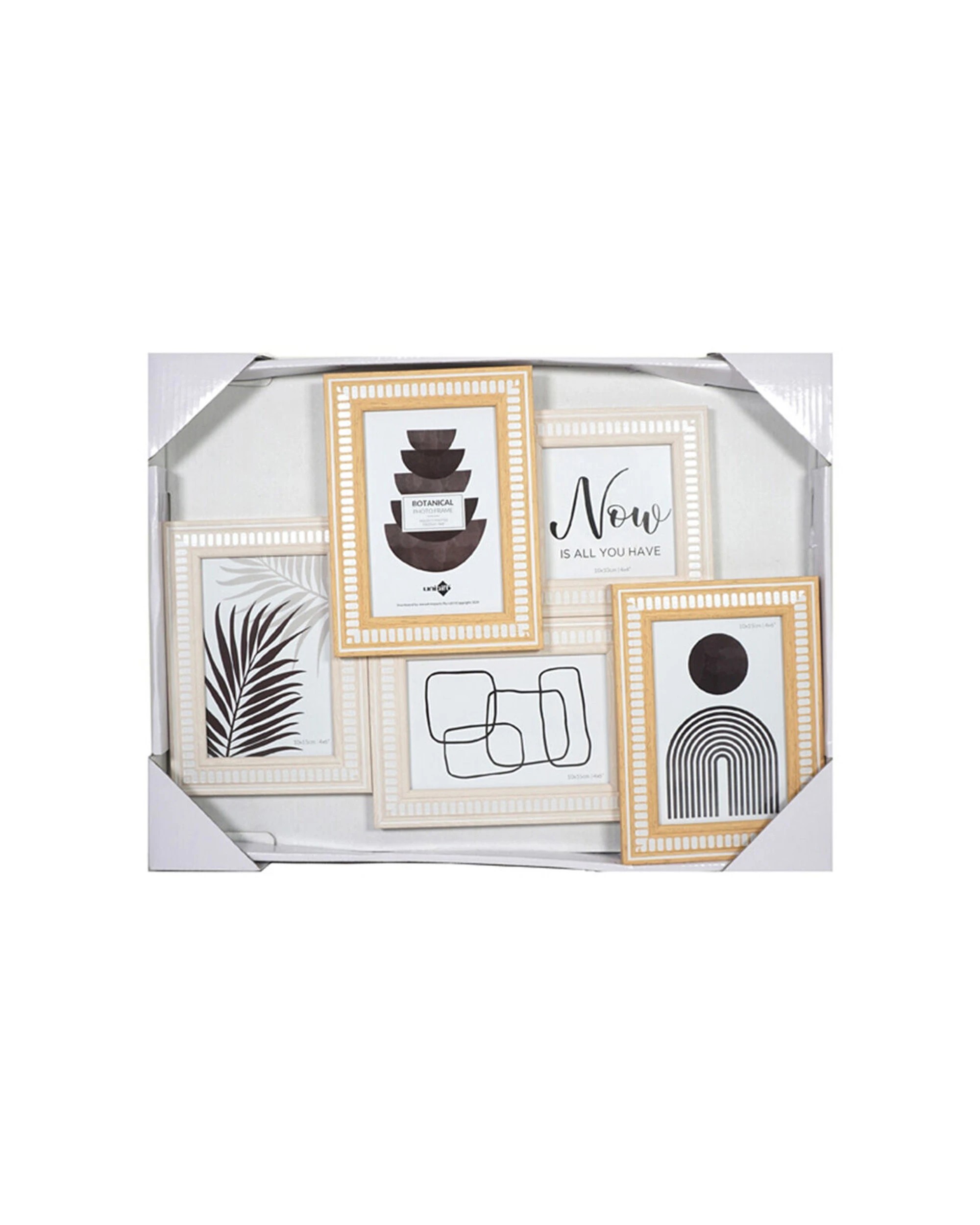 1 Unigift Botanical Collage 5 Openings Photo Frame Home Decor - Multi, 1 of 1