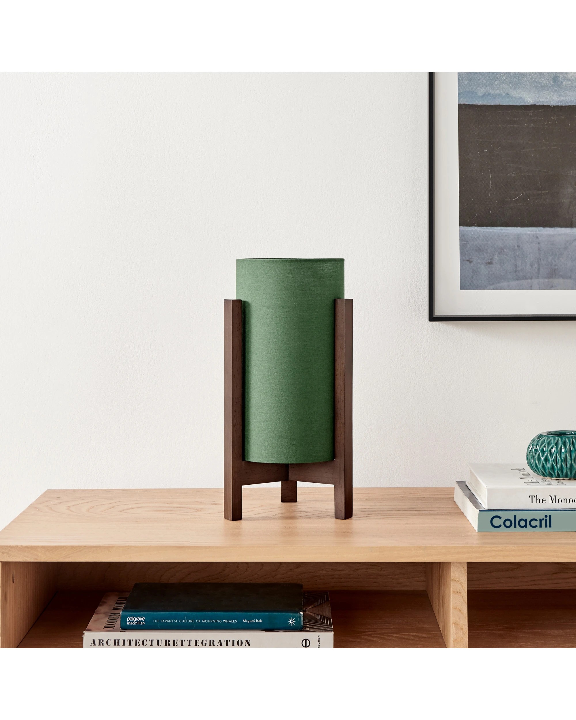 1 Sherwood Aaliyah Table Lamp - Green, 1 of 9