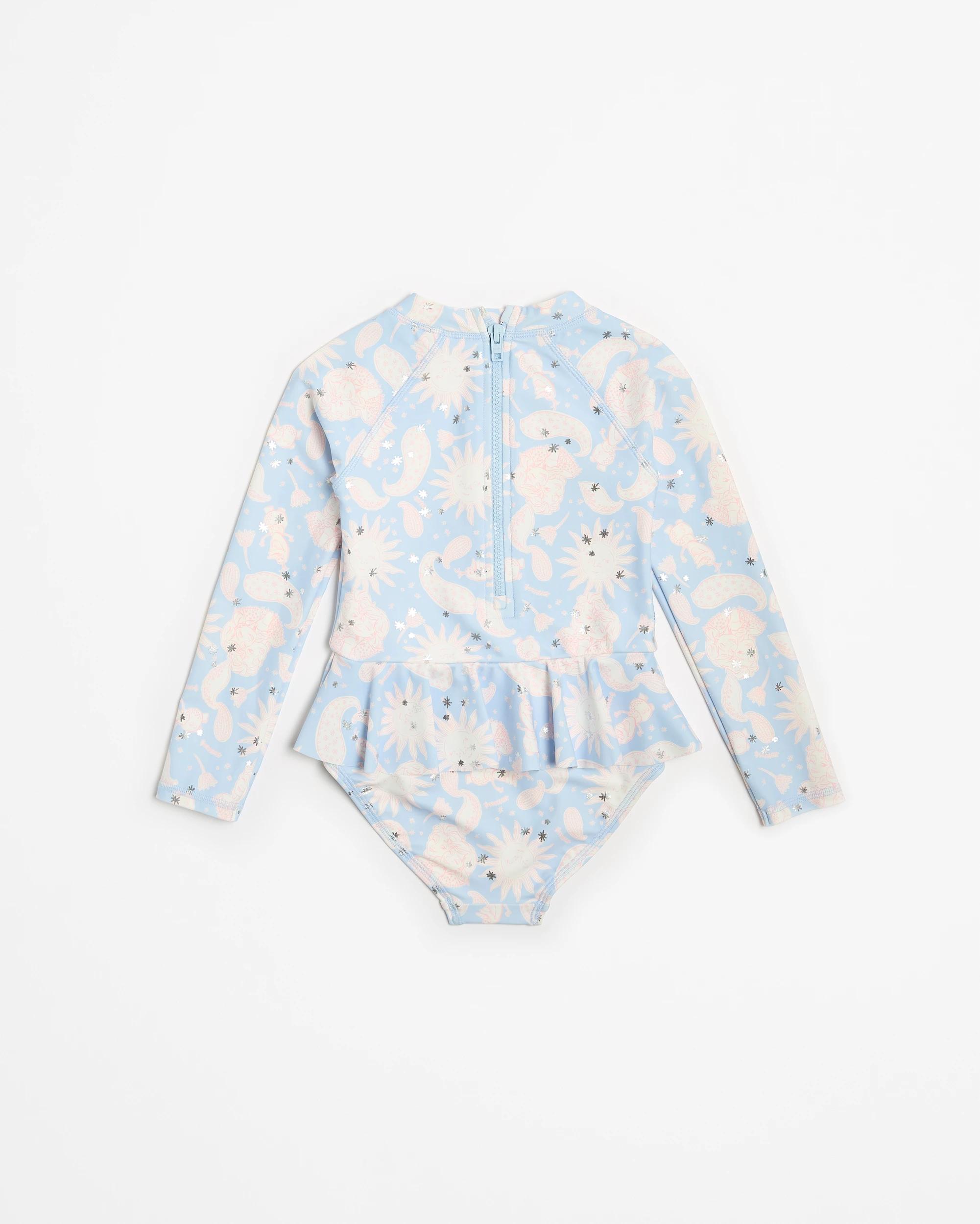 3 Disney Frozen Swimsuit BLUE, 3 of 3