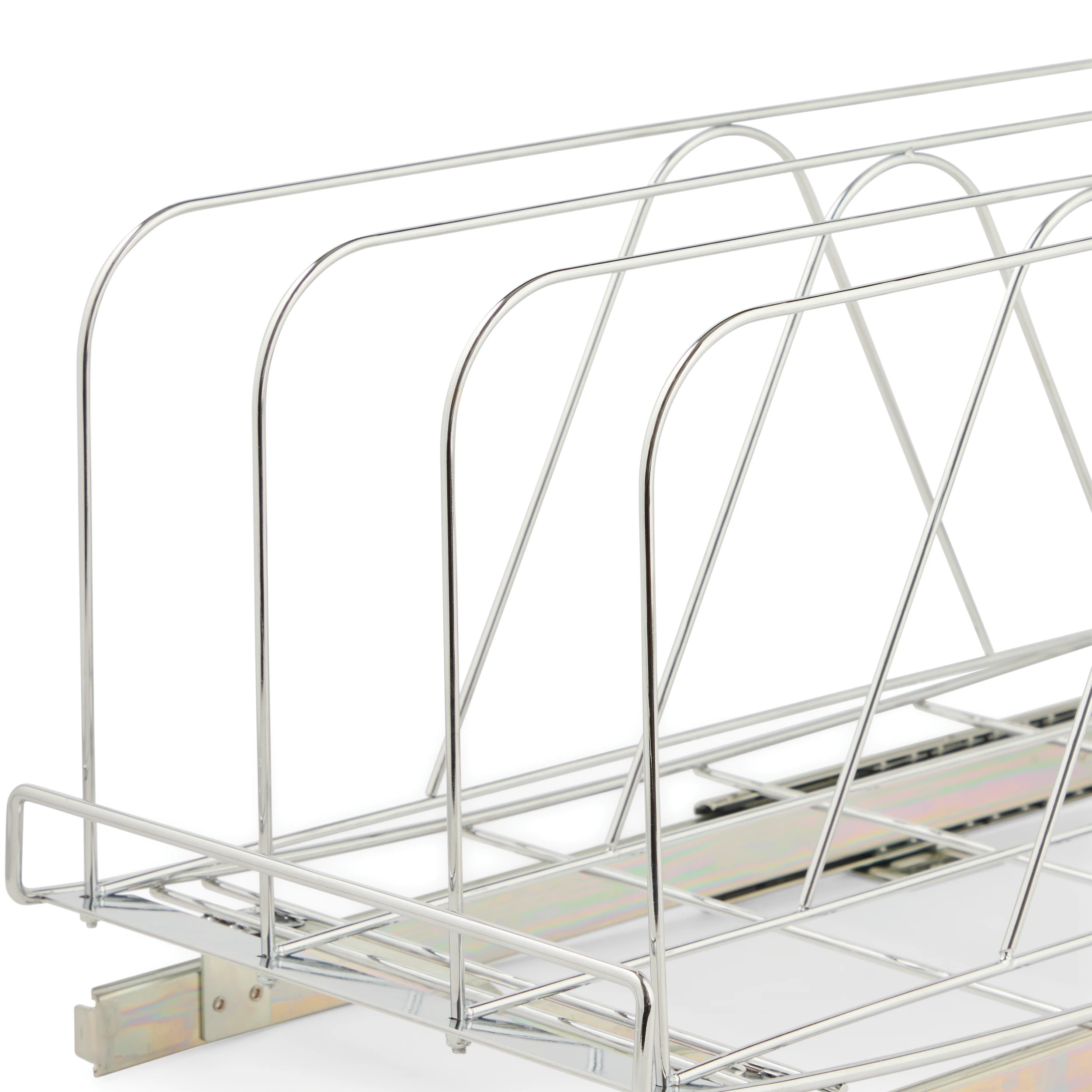 9 Chrome Pull-out Drawer Sliding Organiser, 9 of 10