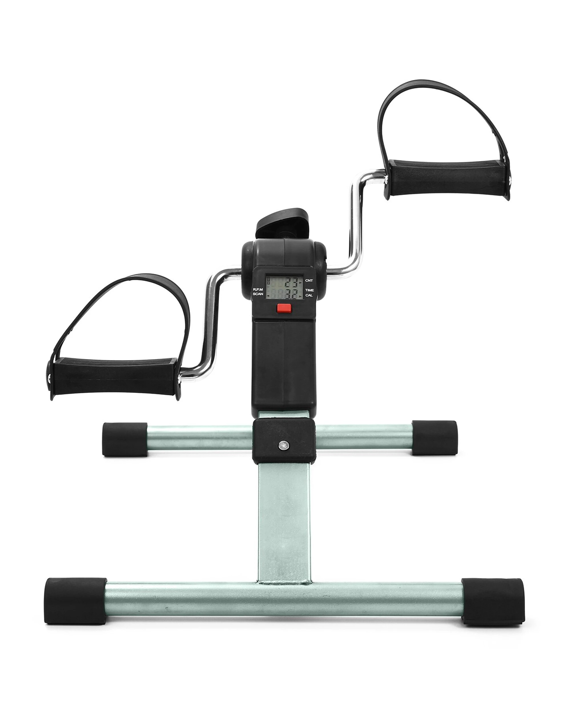 2 TODO Mini Folding Exercise Bike Pedal Trainer Gym Under Office Desk Cycle Arm/ Leg Workout, 2 of 6