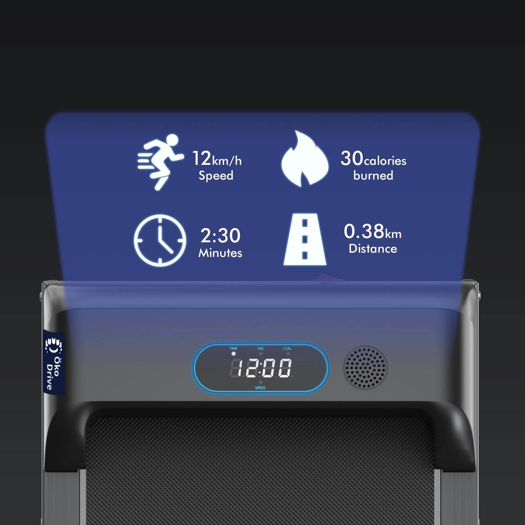 5 Black Lord Treadmill Electric Walking Pad Home Office Gym Fitness Remote Control - Black, 5 of 9