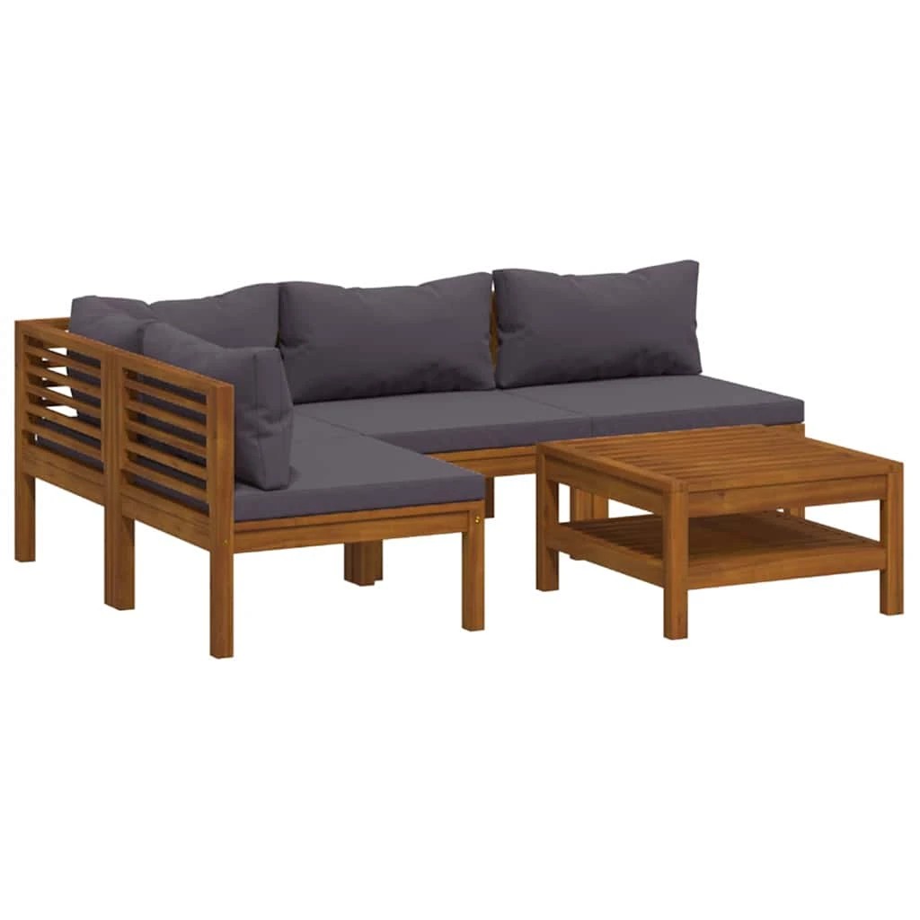 1 vidaXL Garden lounge set Modular - Grey, 1 of 8
