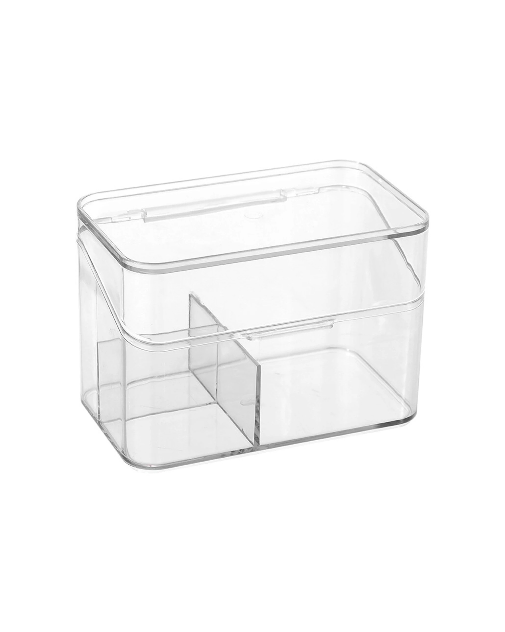3 Boxsweden 14cm Crystal Cosmetics Flip Lid Box - Makeup Storage - Durable Plastic
 - plain, 3 of 6