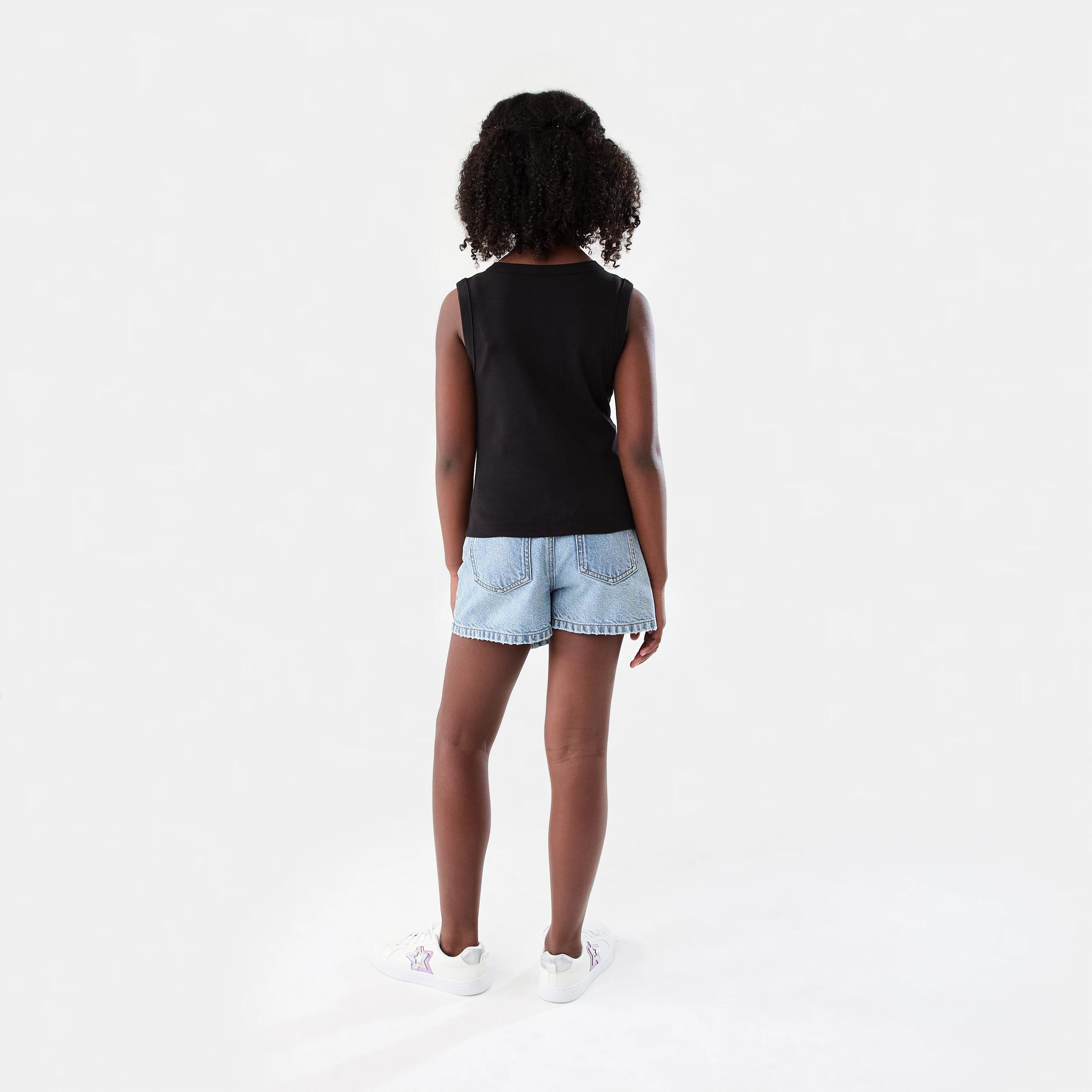 7 Button Through Rib Tank Black, 7 of 7