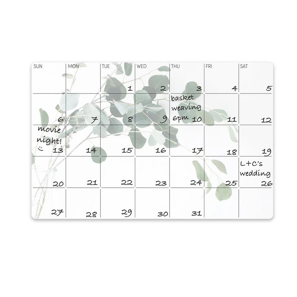 2 Three By Three Silicone Monthly Planner Leaves, 2 of 2
