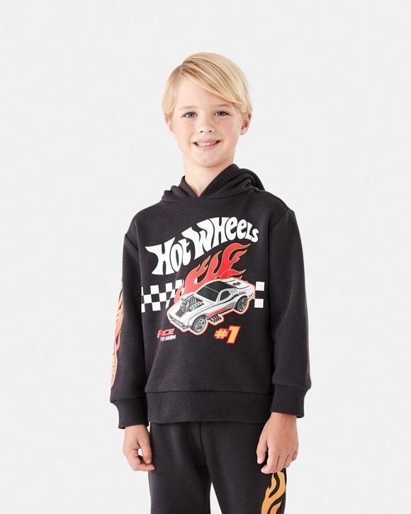 Hot Wheels License Print Hoodie