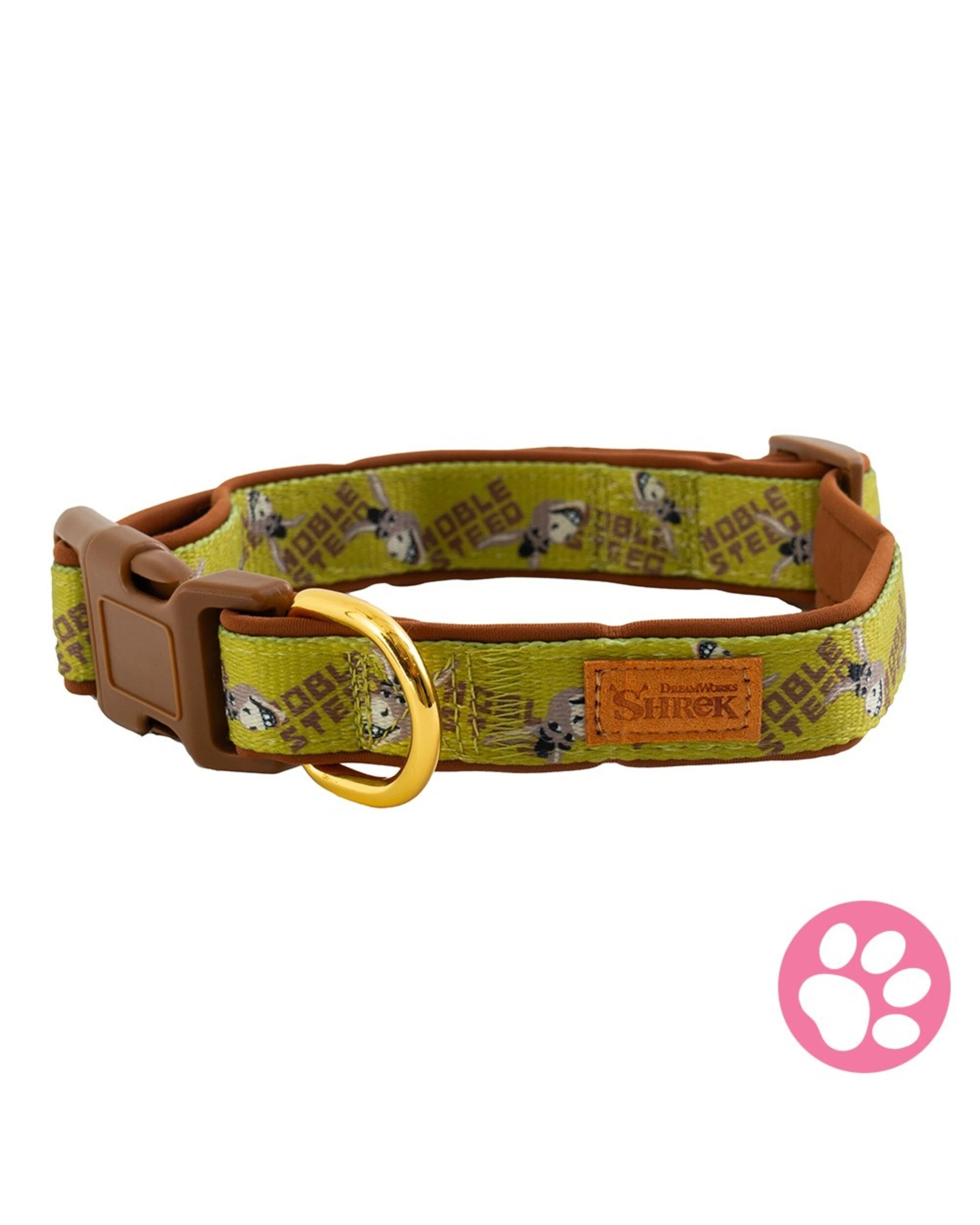 1 Shrek - Donkey Pet Collar - Brown,Green, 1 of 1