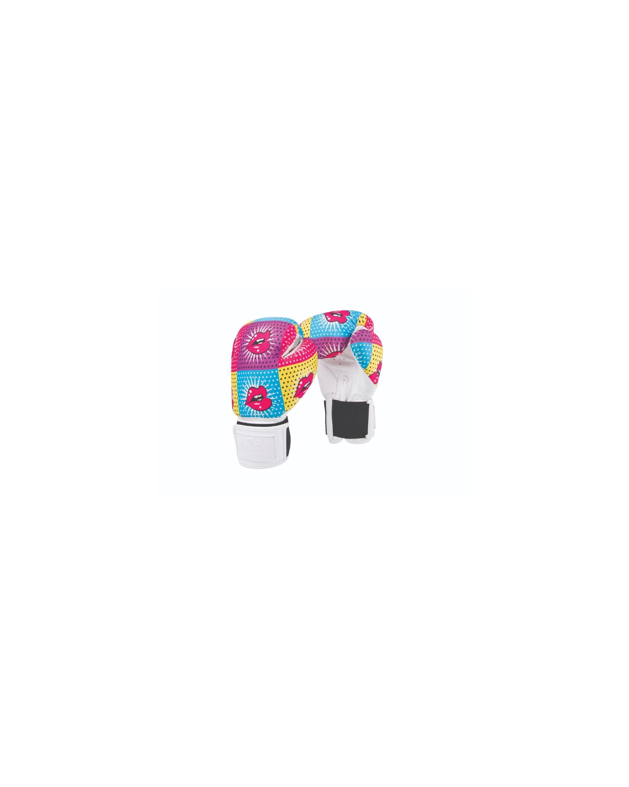 1 Red Corner Boxing Womens Boxing and Training Gloves - Lips - Pattern, 1 of 2