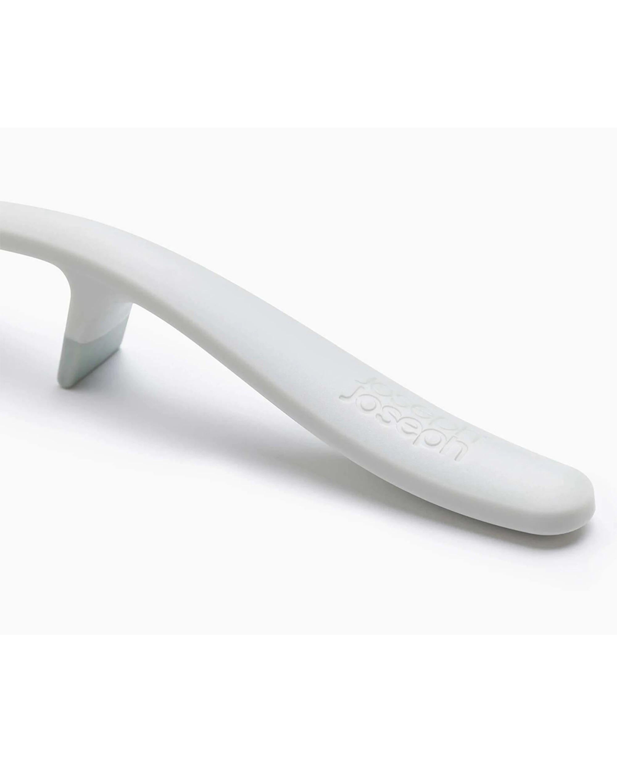 4 Joseph Joseph Edge 29cm Curved Dish Brush With Integrated Sink Rest Pan Light Stone Sage - Grey, 4 of 5