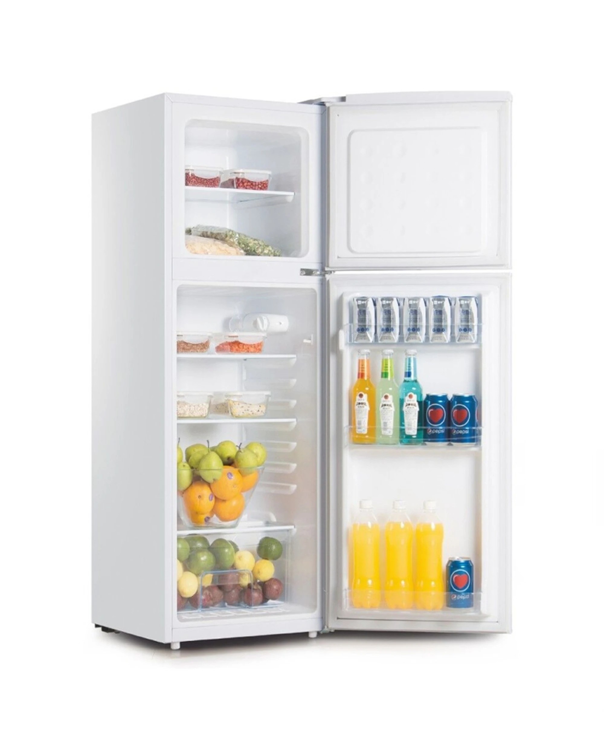 2 Heller 132L Top Mount Refrigerator Hff132W - White, 2 of 2