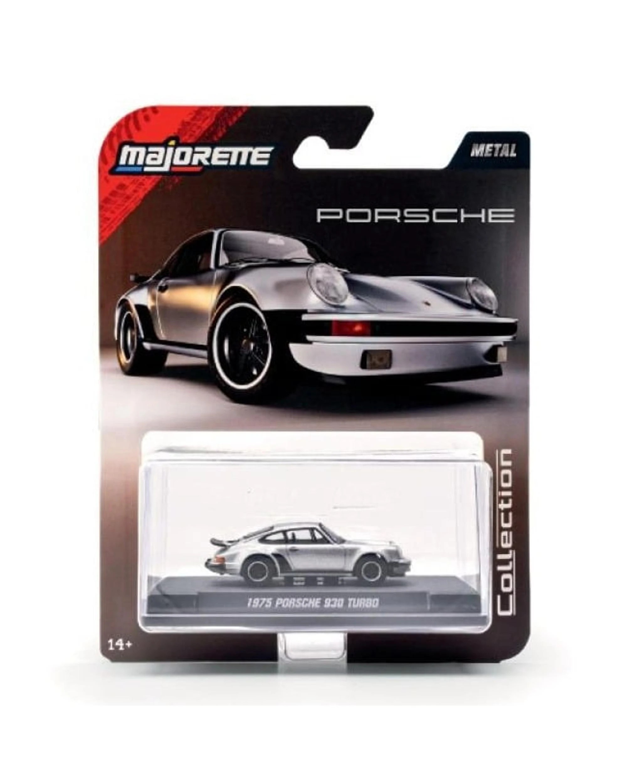 1 Majorette Collection Series 1975 Porsche 930 Turbo Diecast Vehicle - Silver, 1 of 4